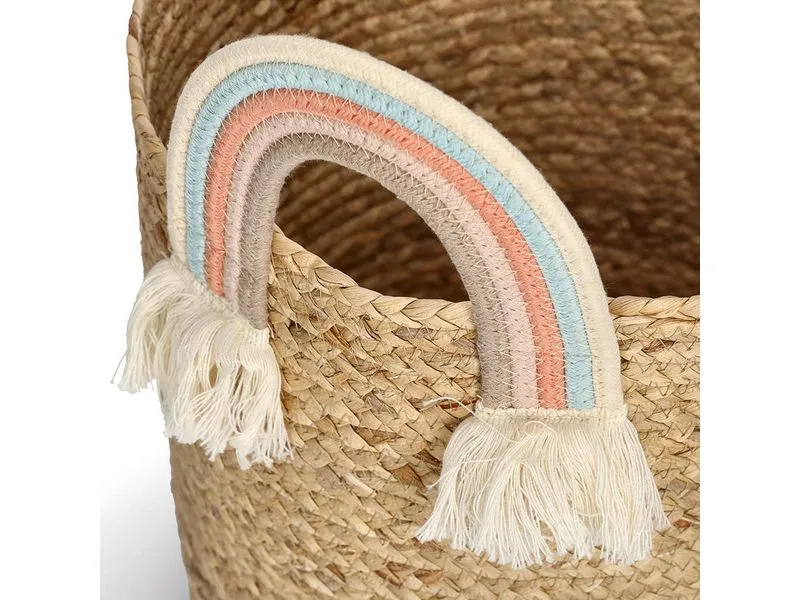 Zeller Present Spielzeugkorb Rainbow Natur Seegras 35 x 34 cm Zeller Present Spielzeugkorb Rainbow Natur Seegras 35 x 34 cm
