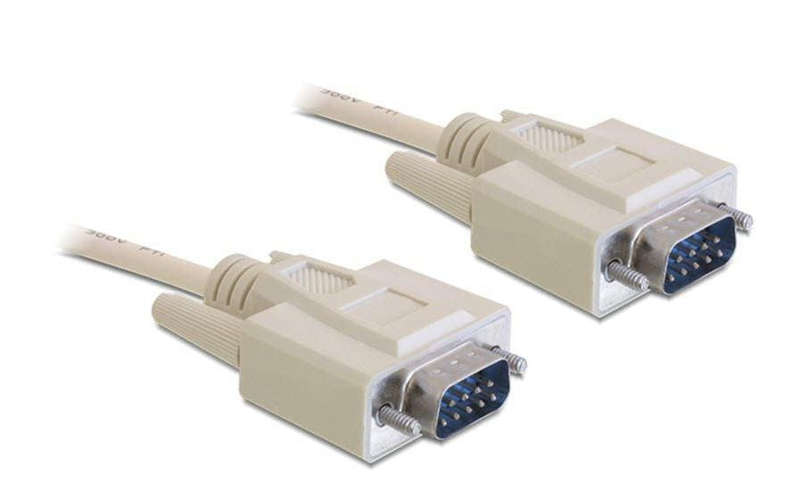 Delock Anschlusskabel RS-232 DB9 - RS-232 DB9 (m-m) 2 m Delock Anschlusskabel RS-232 DB9 - RS-232 DB9 (m-m) 2 m