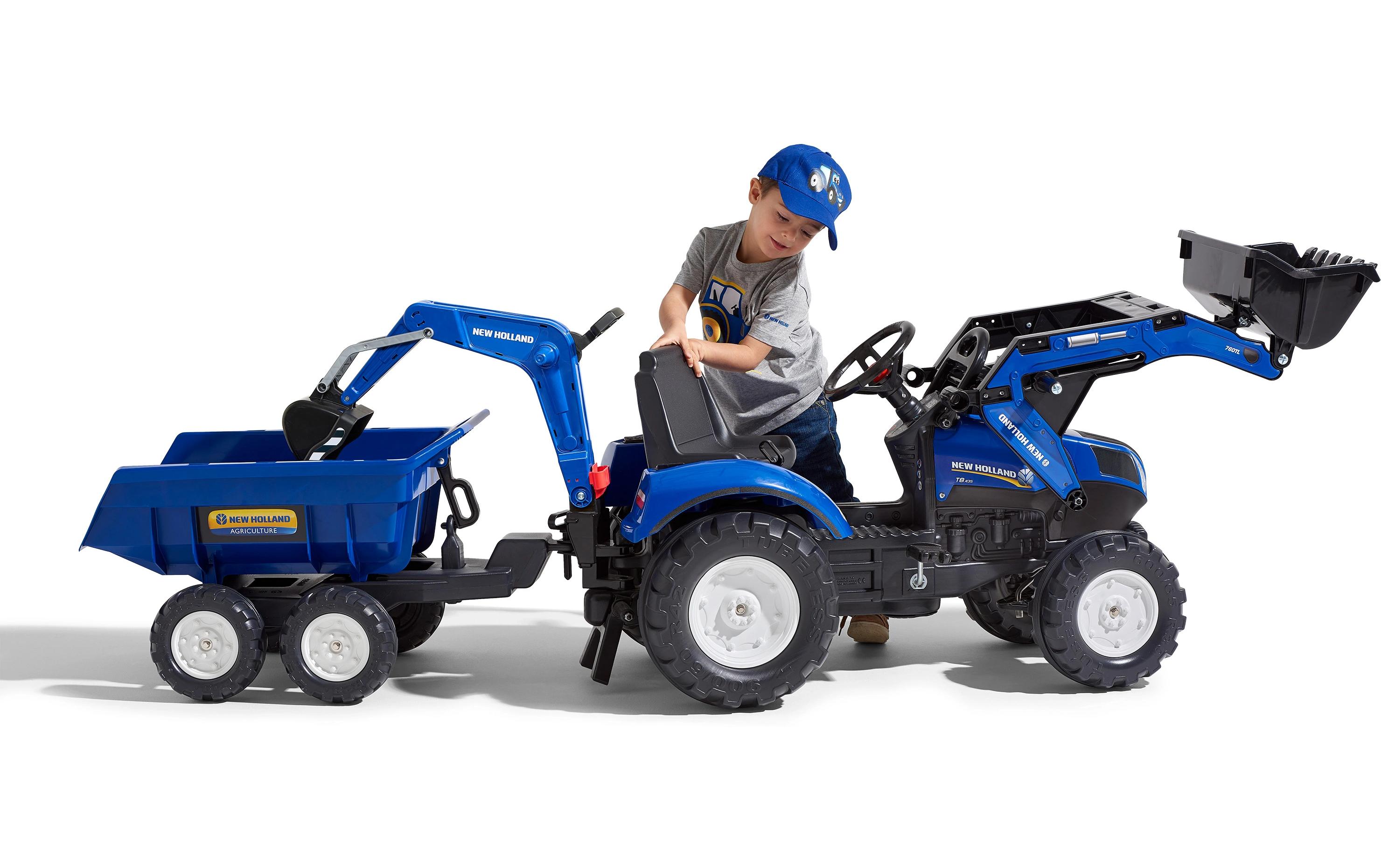 Falk New Holland Traktor + Anh. XXL