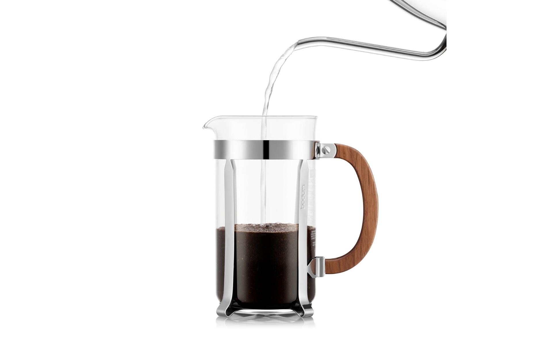 Bodum Kaffeebereiter Chambord Verchromt, Silber, 1 l