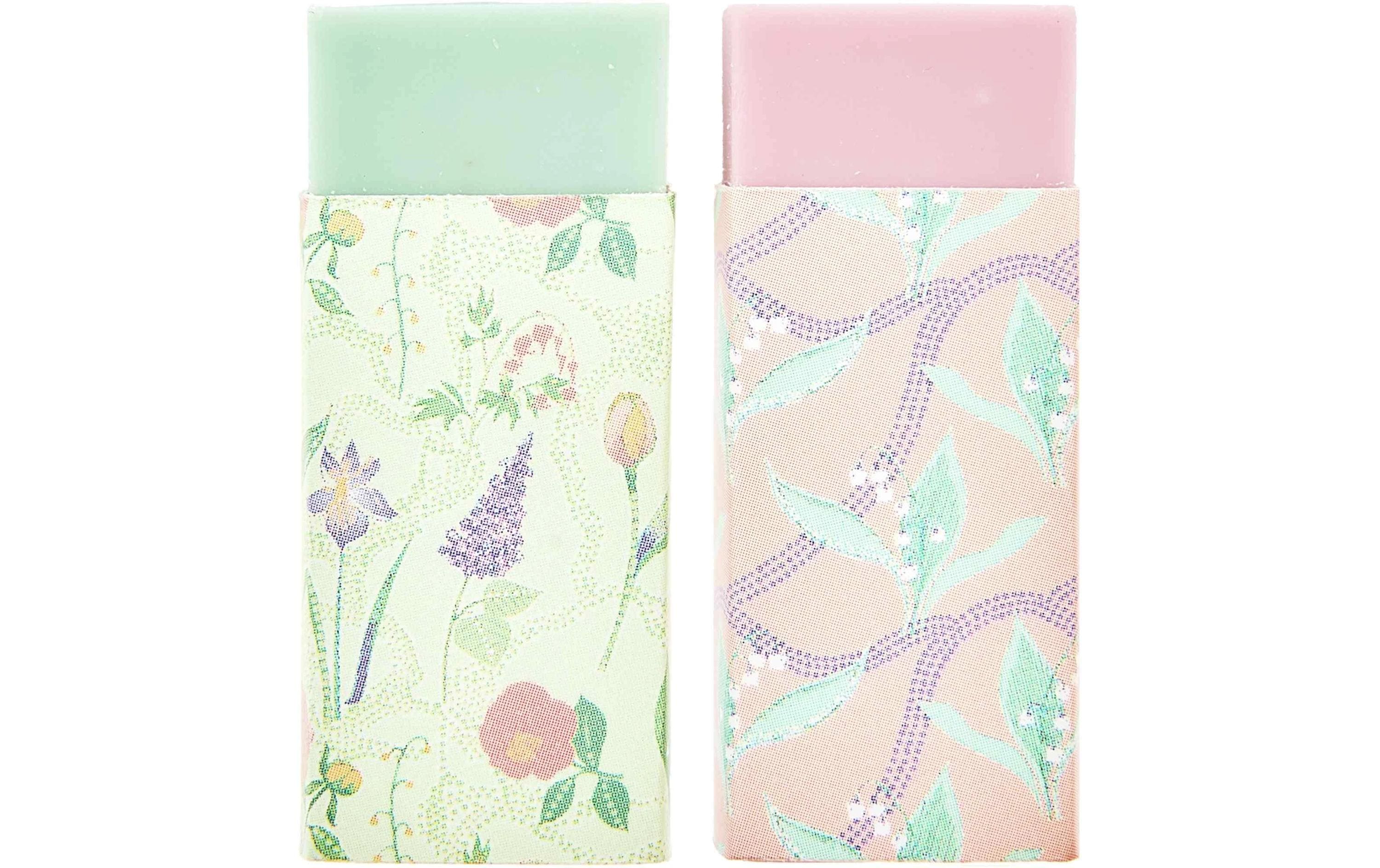 Rico Design Radiergummi Set Hellgrün / Rosa