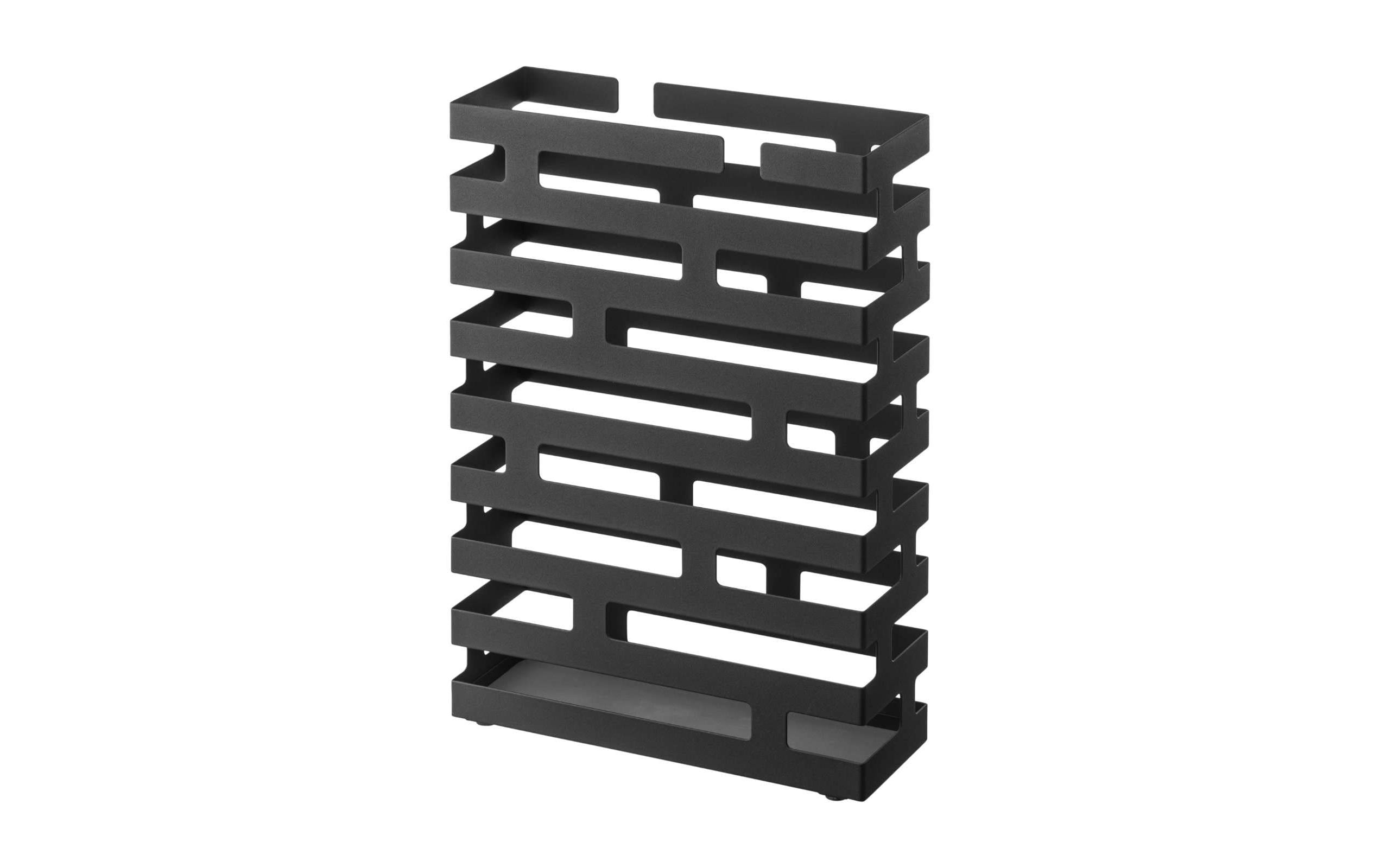 Yamazaki Schirmständer Brick Wide Schwarz