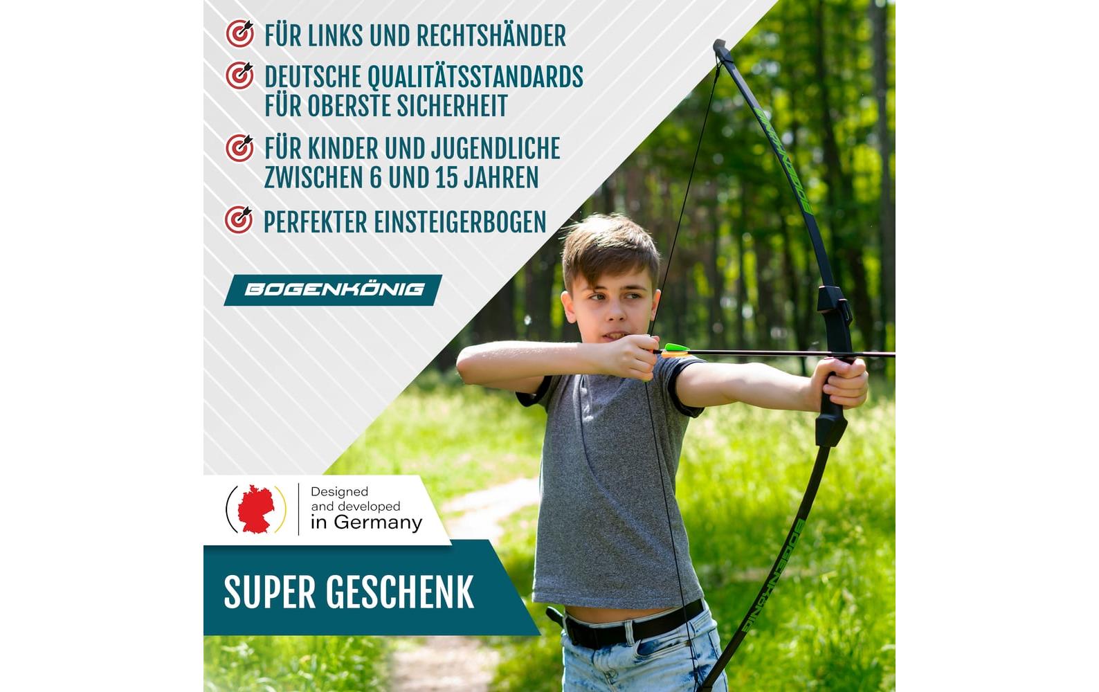 Bogenkönig Bogenschiess-Set 15 lbs