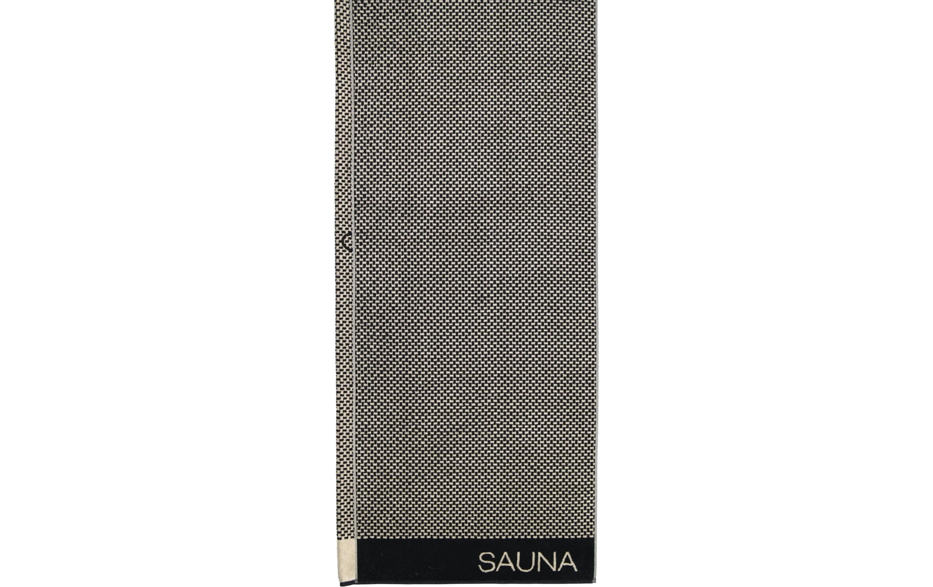 Cawö Saunatuch Natural Allover 80 x 200 cm, Stein