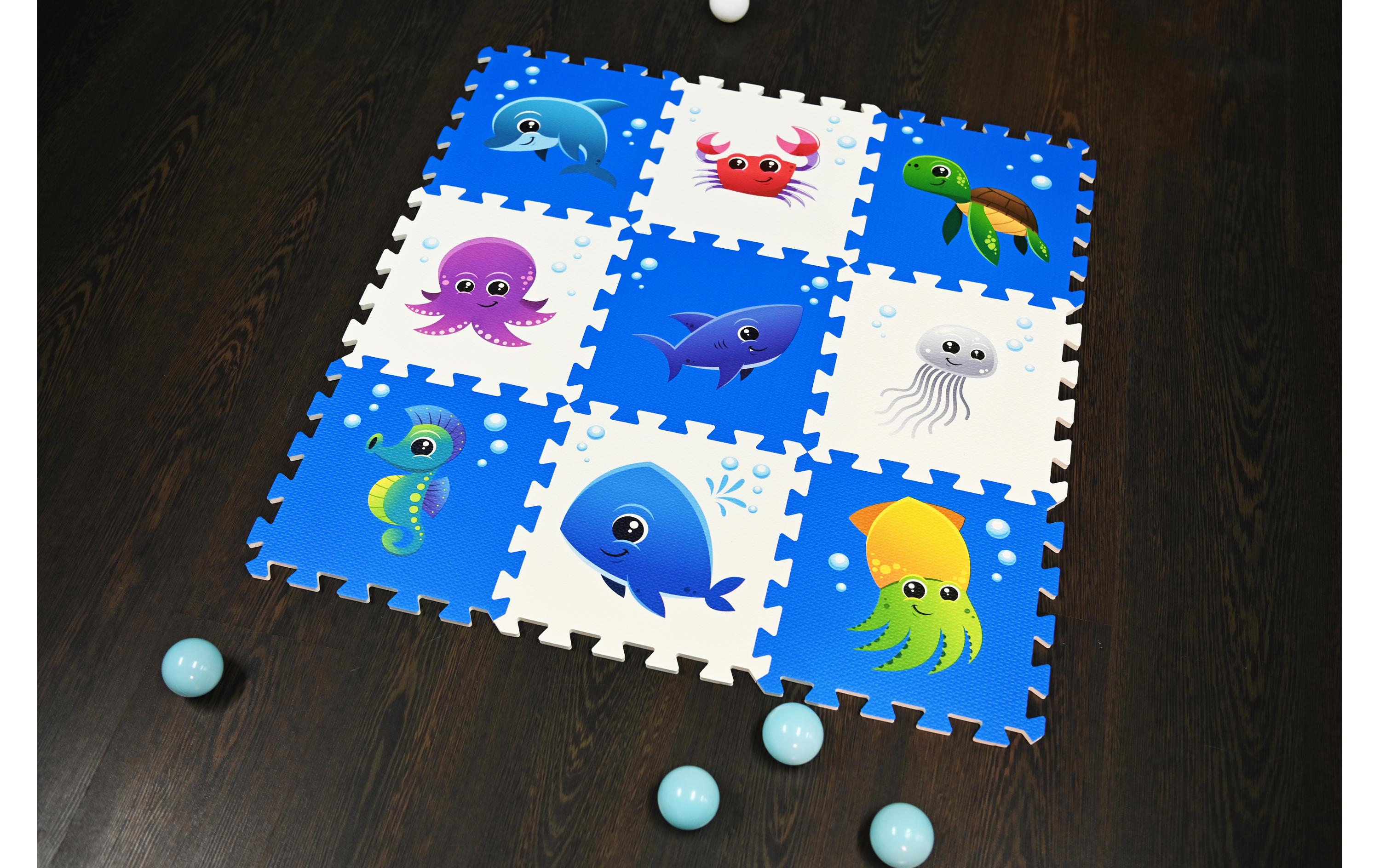 Knorrtoys Puzzlematte Meereswelt 9-teilig