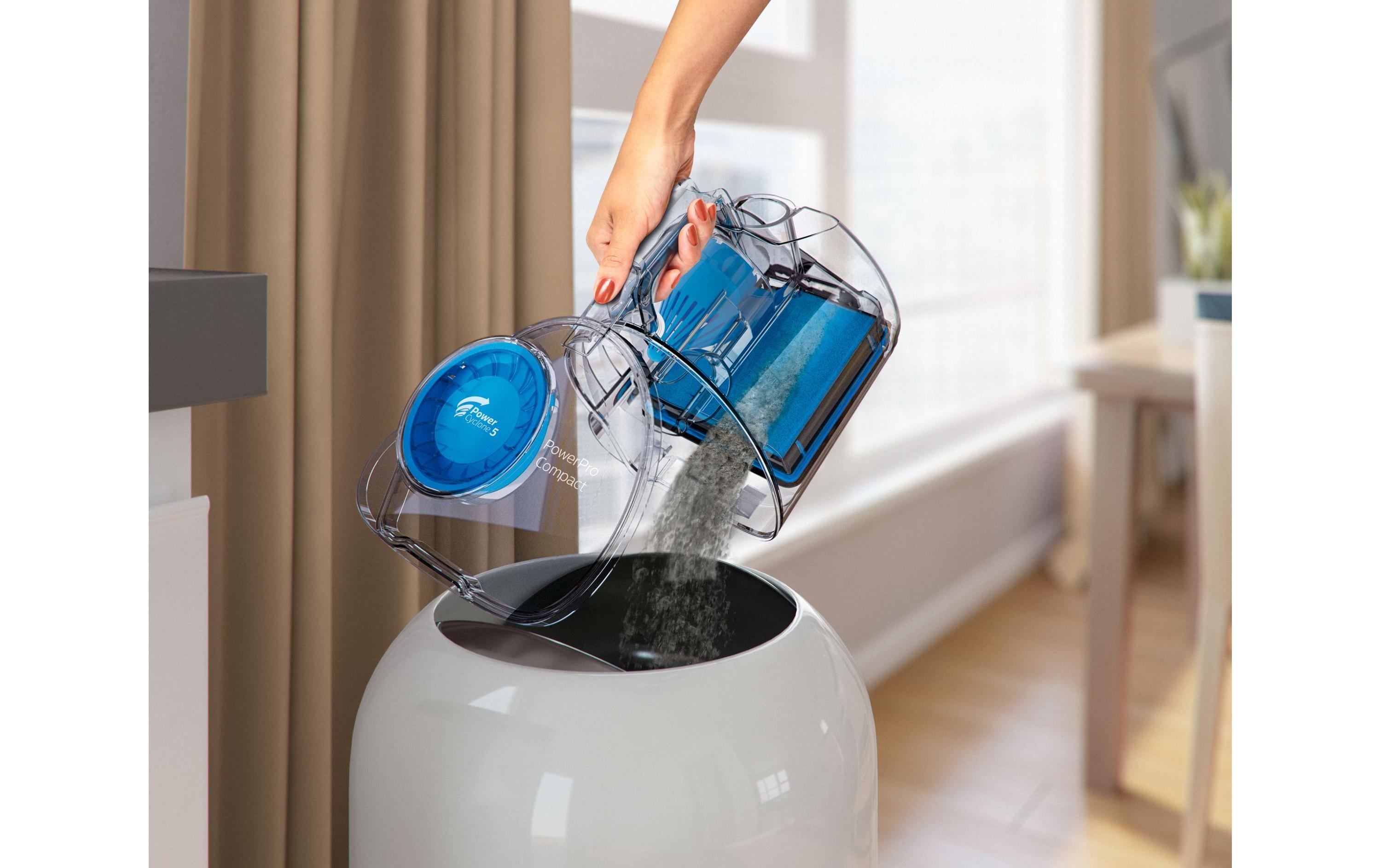 Philips Bodenstaubsauger PowerPro Compact Rot