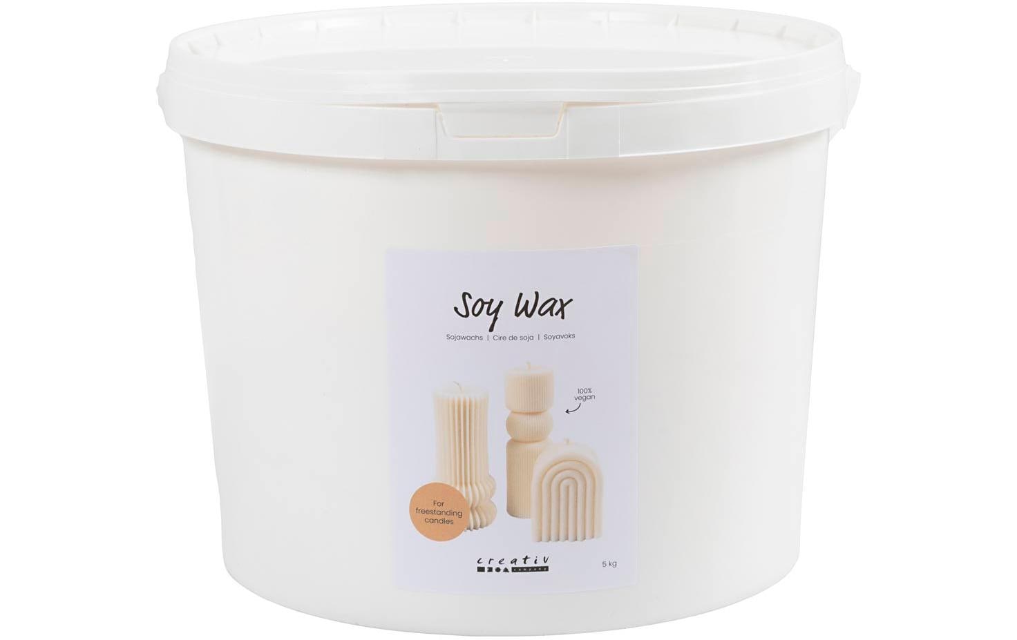 Creativ Company Wachs Soja Flocken, Creme, 5 kg Creativ Company Wachs Soja Flocken, Creme, 5 kg