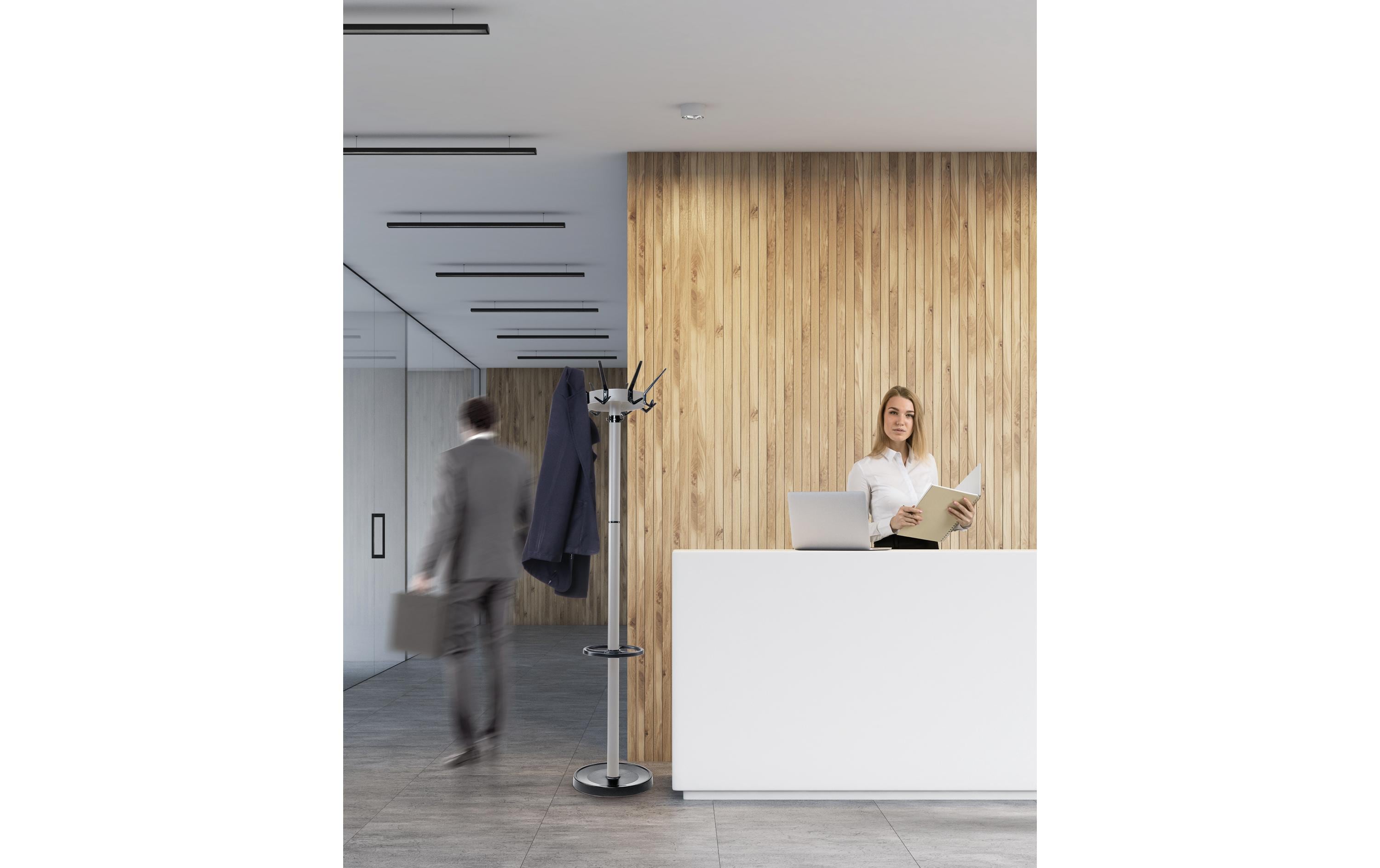 Maul Garderobenständer Caligo Silber, H: 175 cm