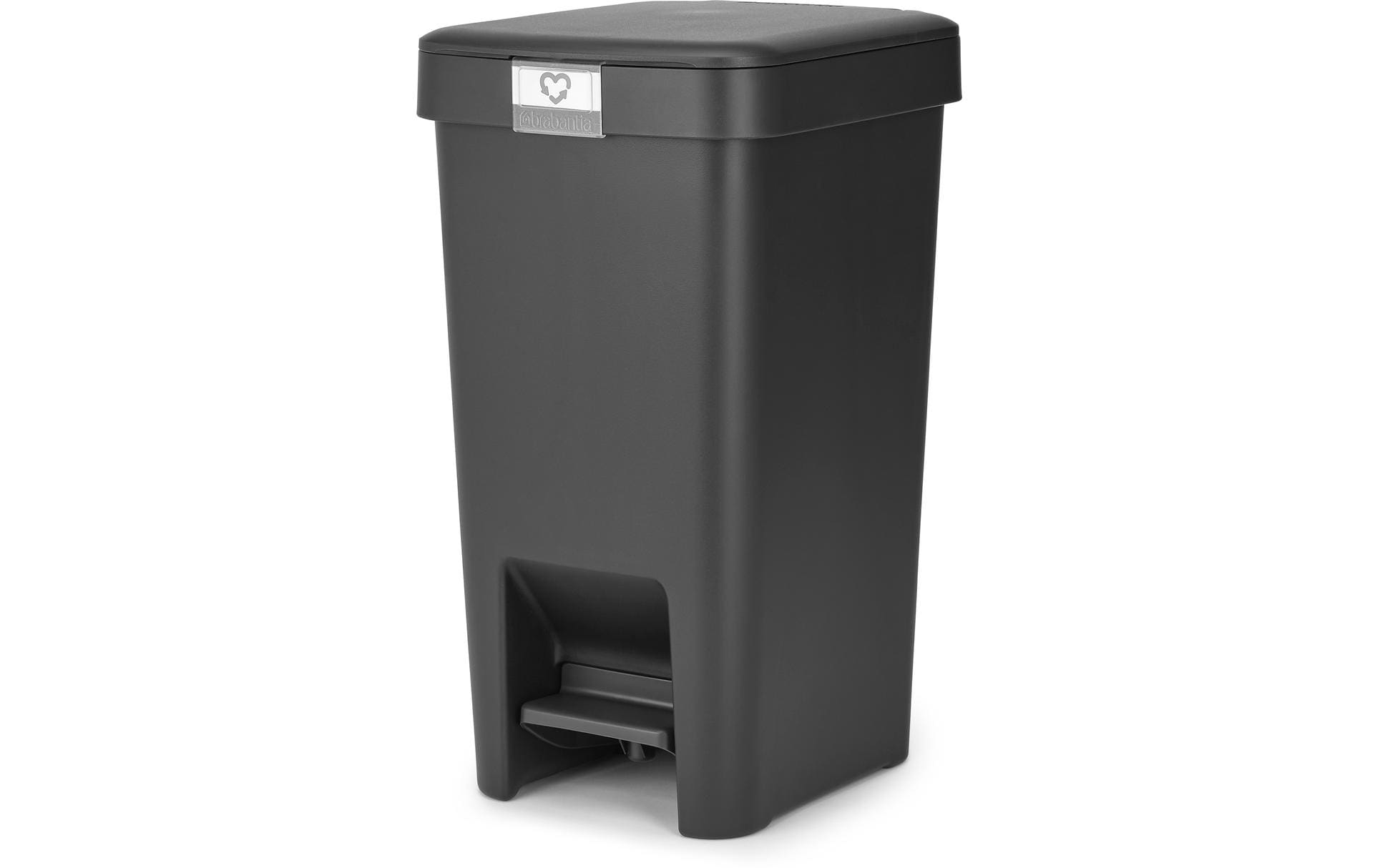 Brabantia Recyclingbehälter StepUp 10 l, Dunkelgrau