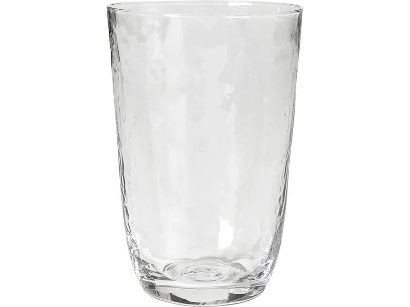 Broste Copenhagen Hammered 500 ml, 4 Stück, Klar Broste Copenhagen Hammered 500 ml, 4 Stück, Klar