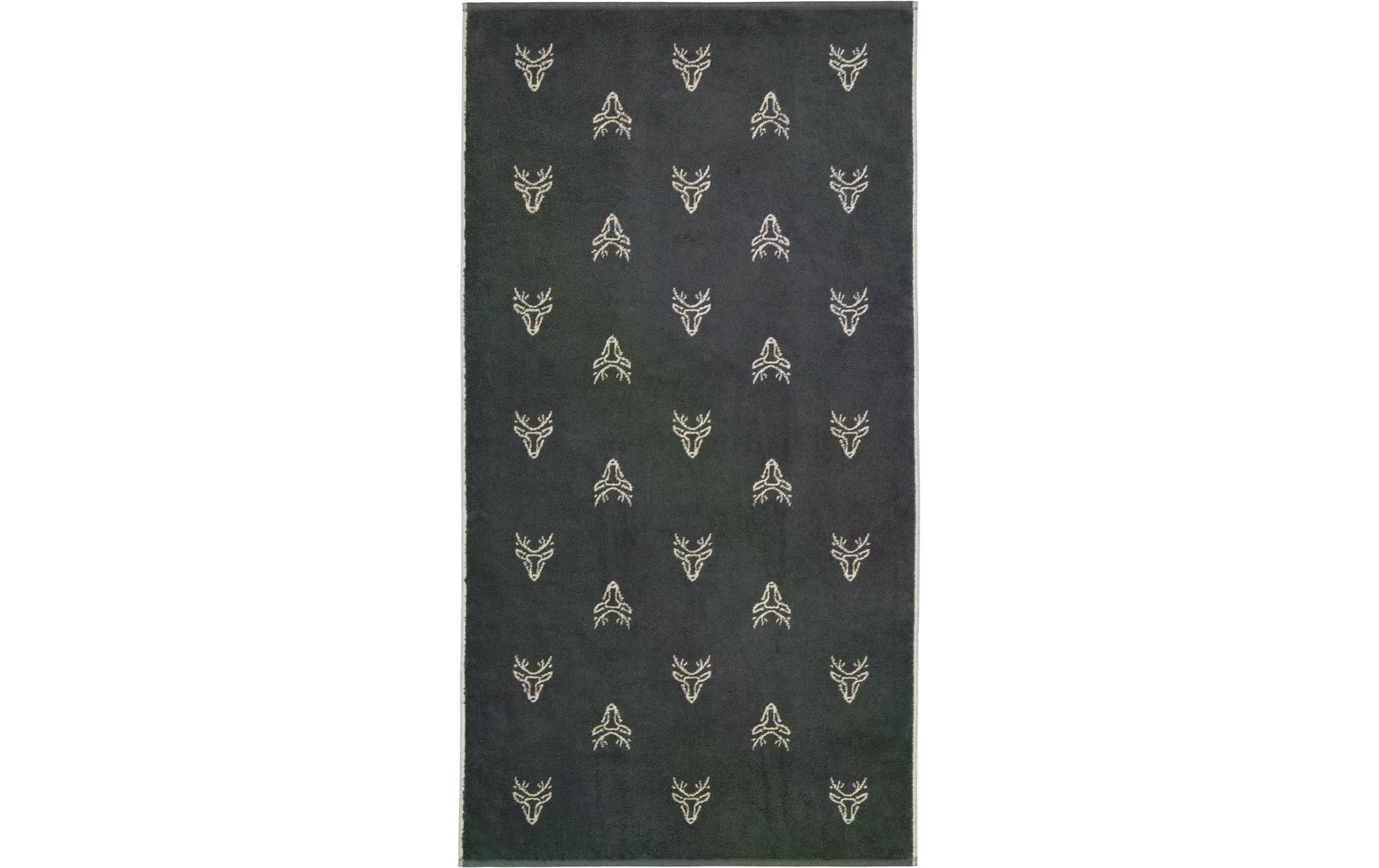 Cawö Duschtuch Edition Allover 70 x 140 cm, Beige/Granit