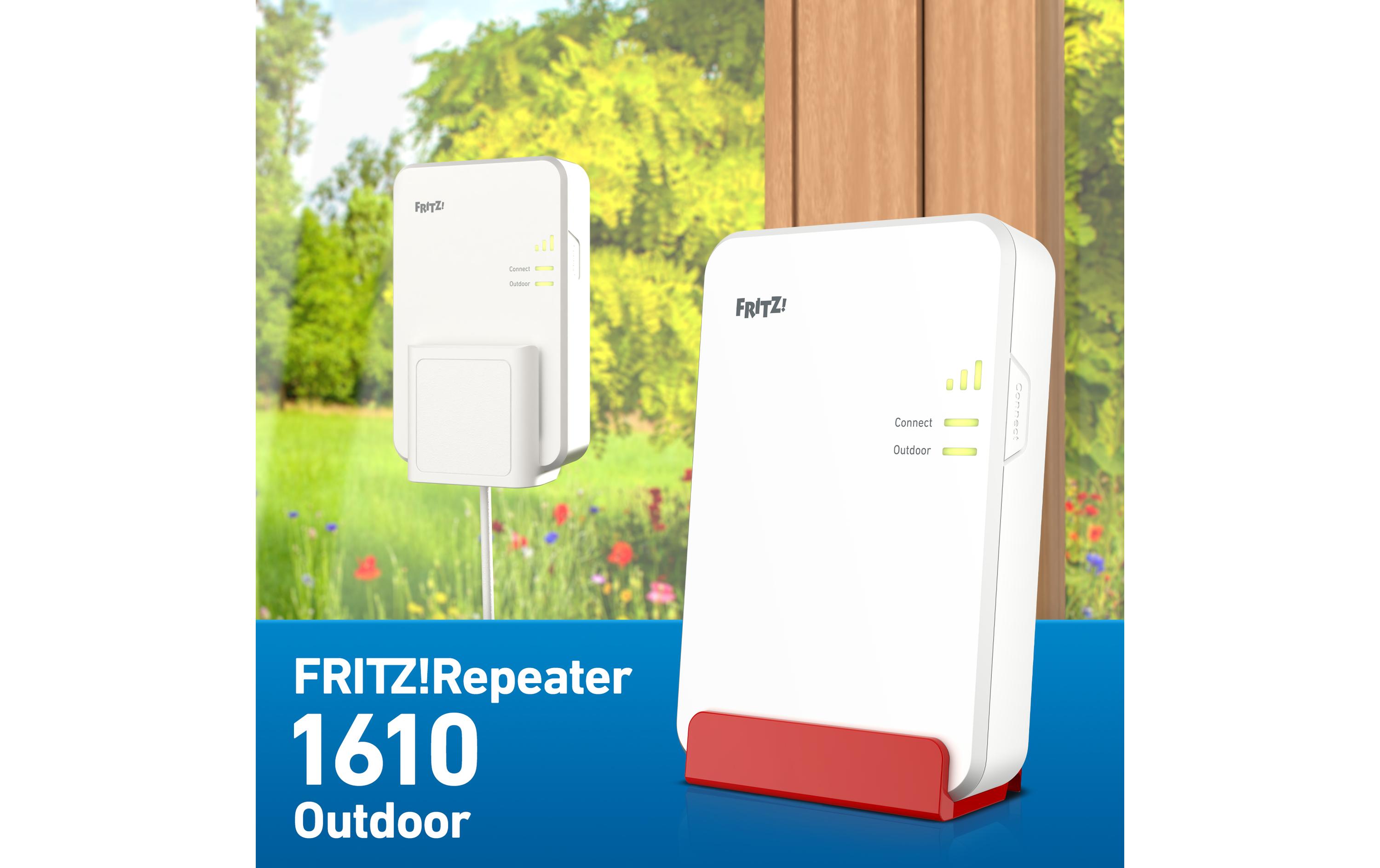 FRITZ! WLAN-Mesh-Repeater FRITZ!Repeater 1610 Outdoor International FRITZ! WLAN-Mesh-Repeater FRITZ!Repeater 1610 Outdoor International