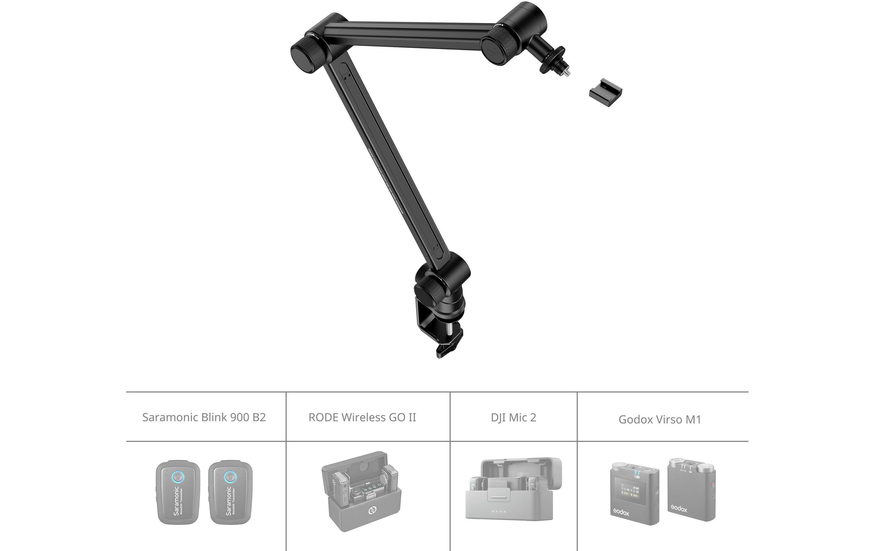 Smallrig Mikrofonarm-Tischhalterung