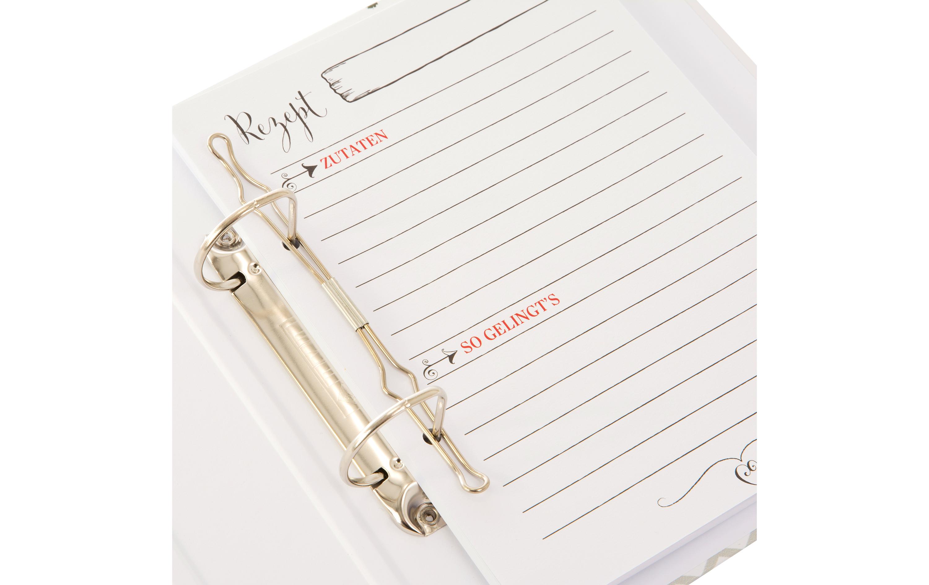 Goldbuch Notizbuch für Rezepte Homemade 21 x 22 cm