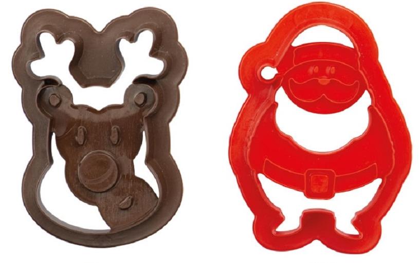 Decora Guetzli-Ausstecher Weihnachtsmann und Rentier