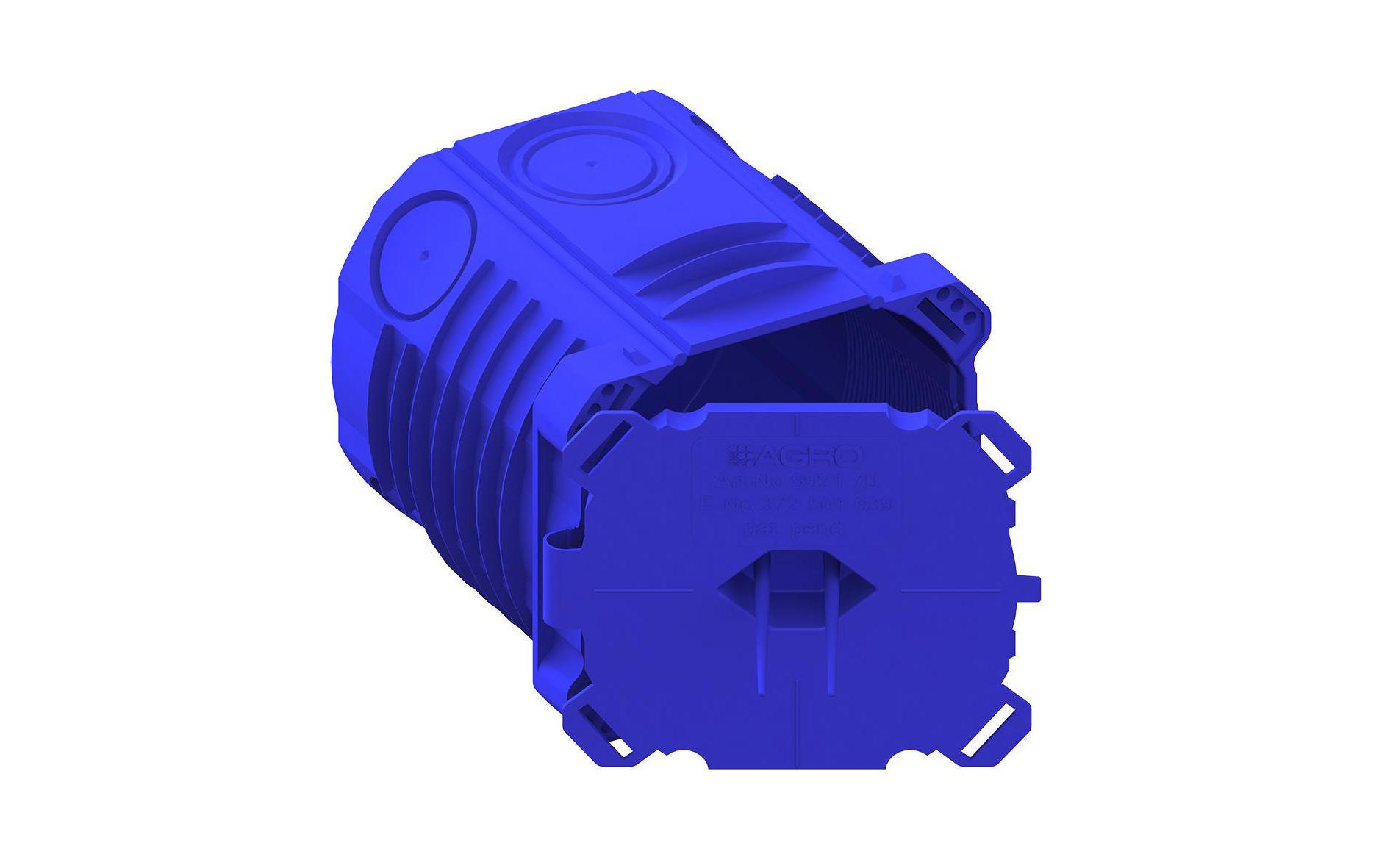 AGRO Einlasskasten NIS-Dösli blau 70 mm AGRO Einlasskasten NIS-Dösli blau 70 mm