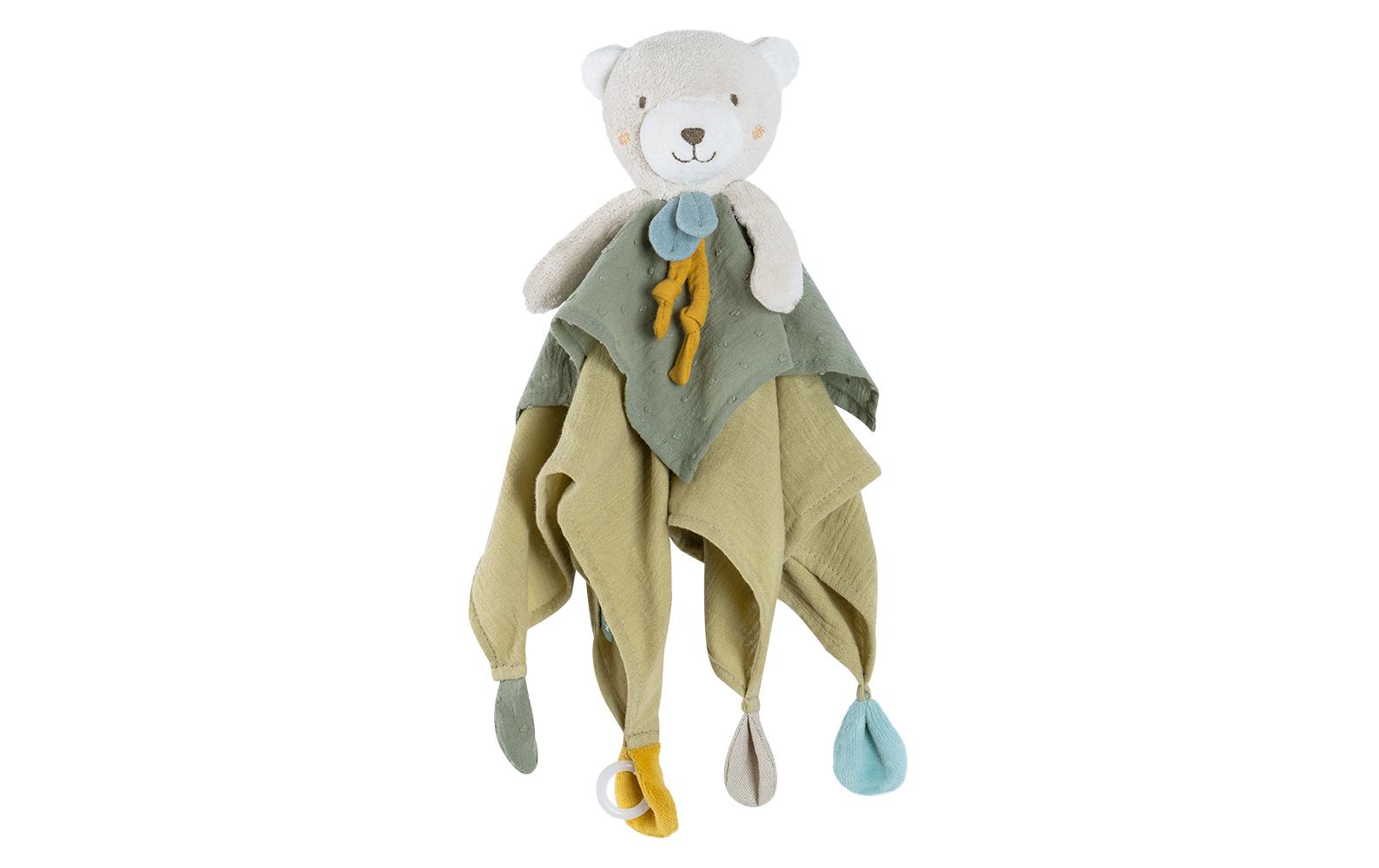 fehn Schmusetuch Natur Bär