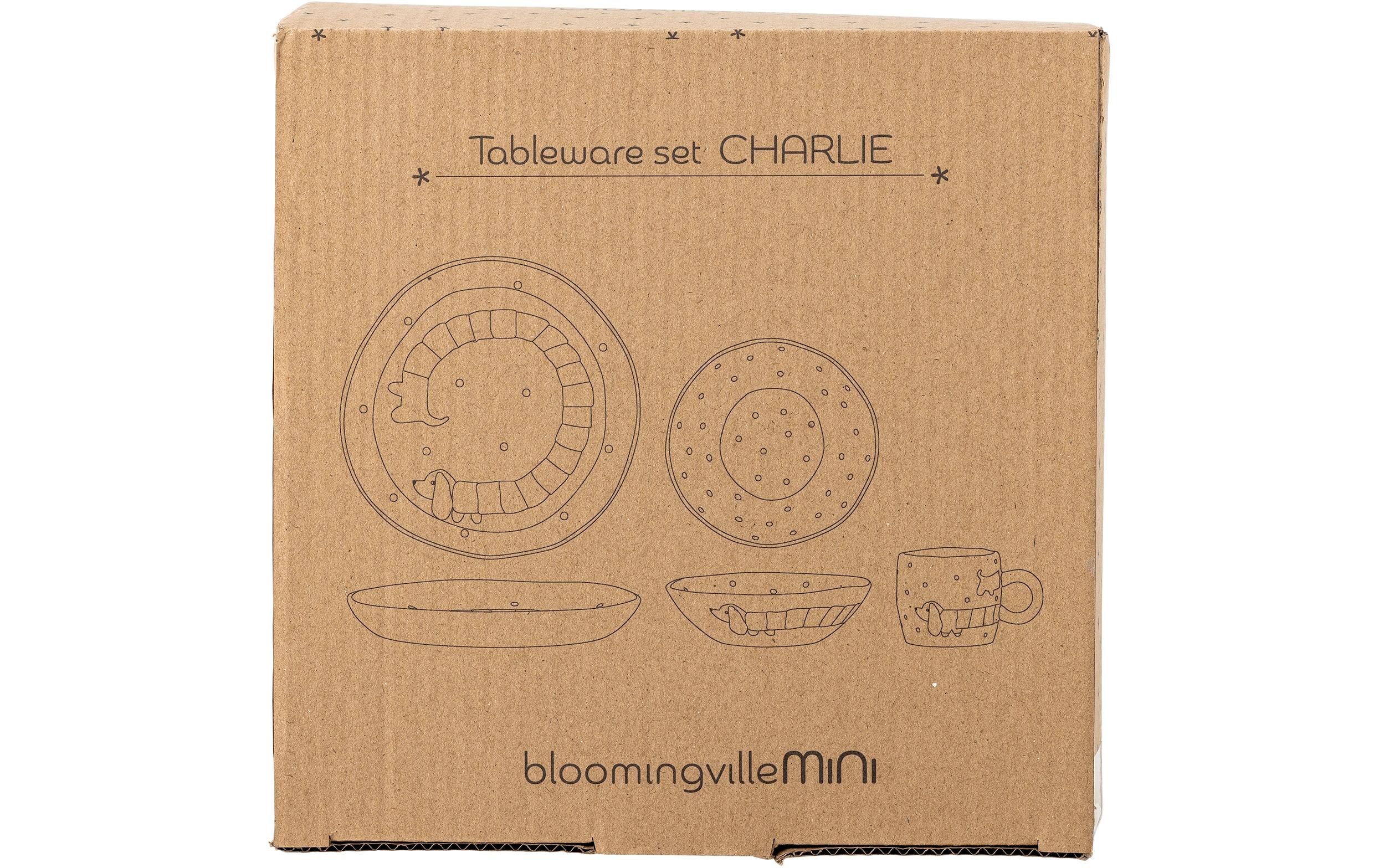Bloomingville Kindergeschirrset Charlie Blue, Steingut Bloomingville Kindergeschirrset Charlie Blue, Steingut