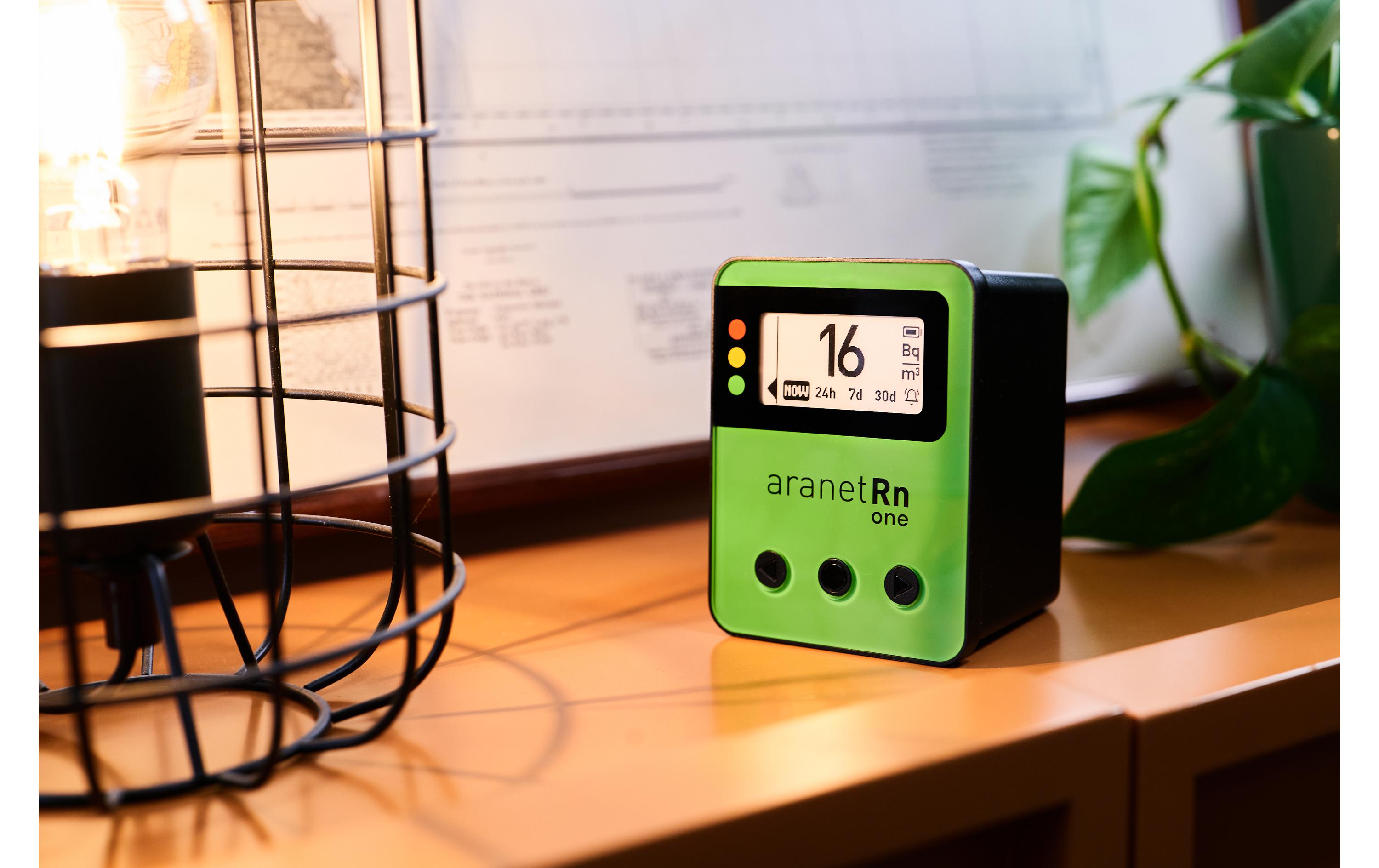 Aranet Radondetektor Aranet Radon One Sensor HOME Grün