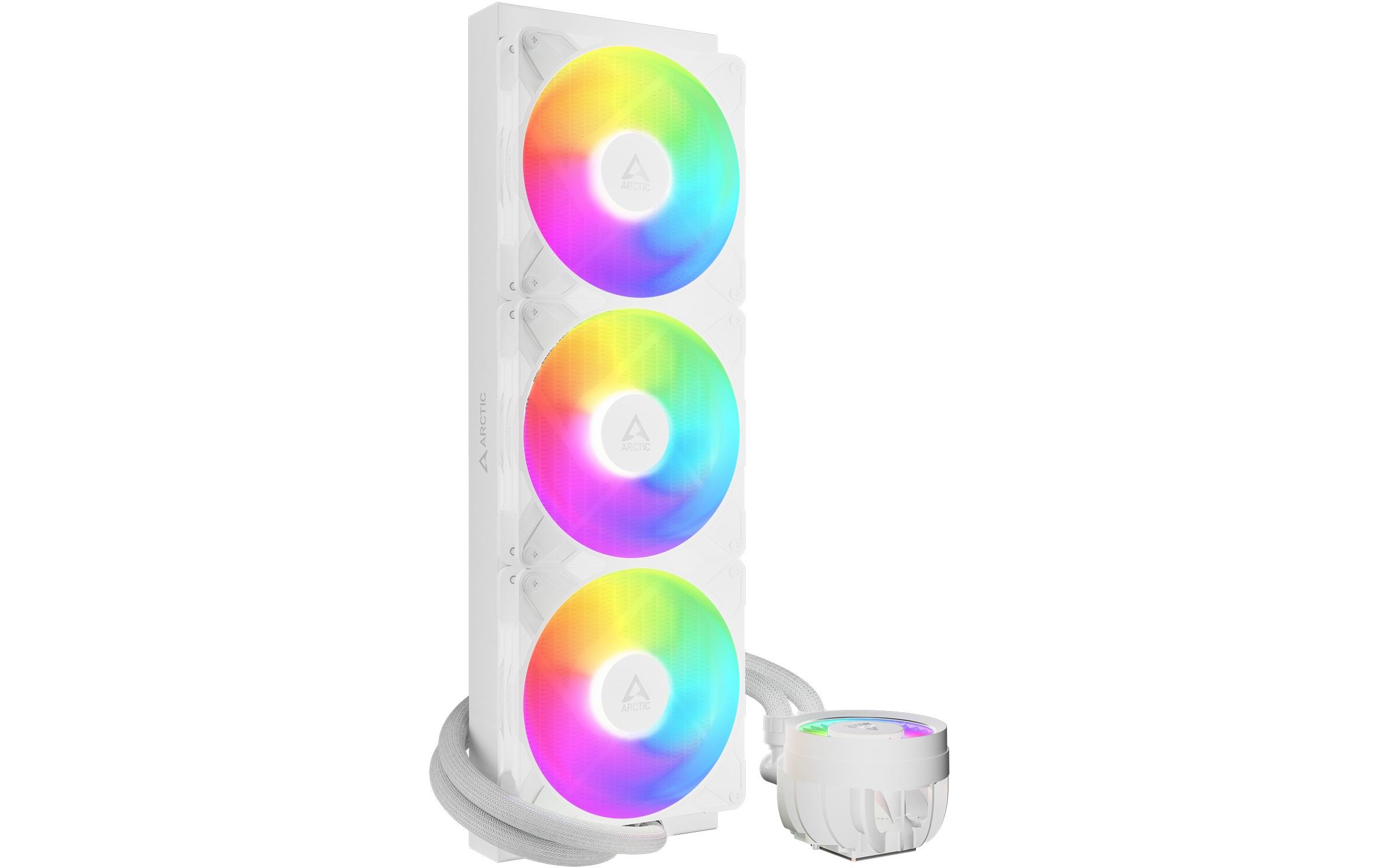 Arctic Cooling Wasserkühlung Liquid Freezer III Pro 420 A-RGB Weiss