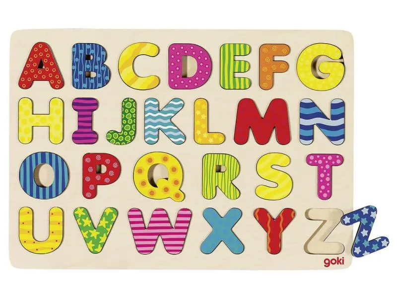 Goki Holzpuzzle Goki Alphabetpuzzle Goki Holzpuzzle Goki Alphabetpuzzle