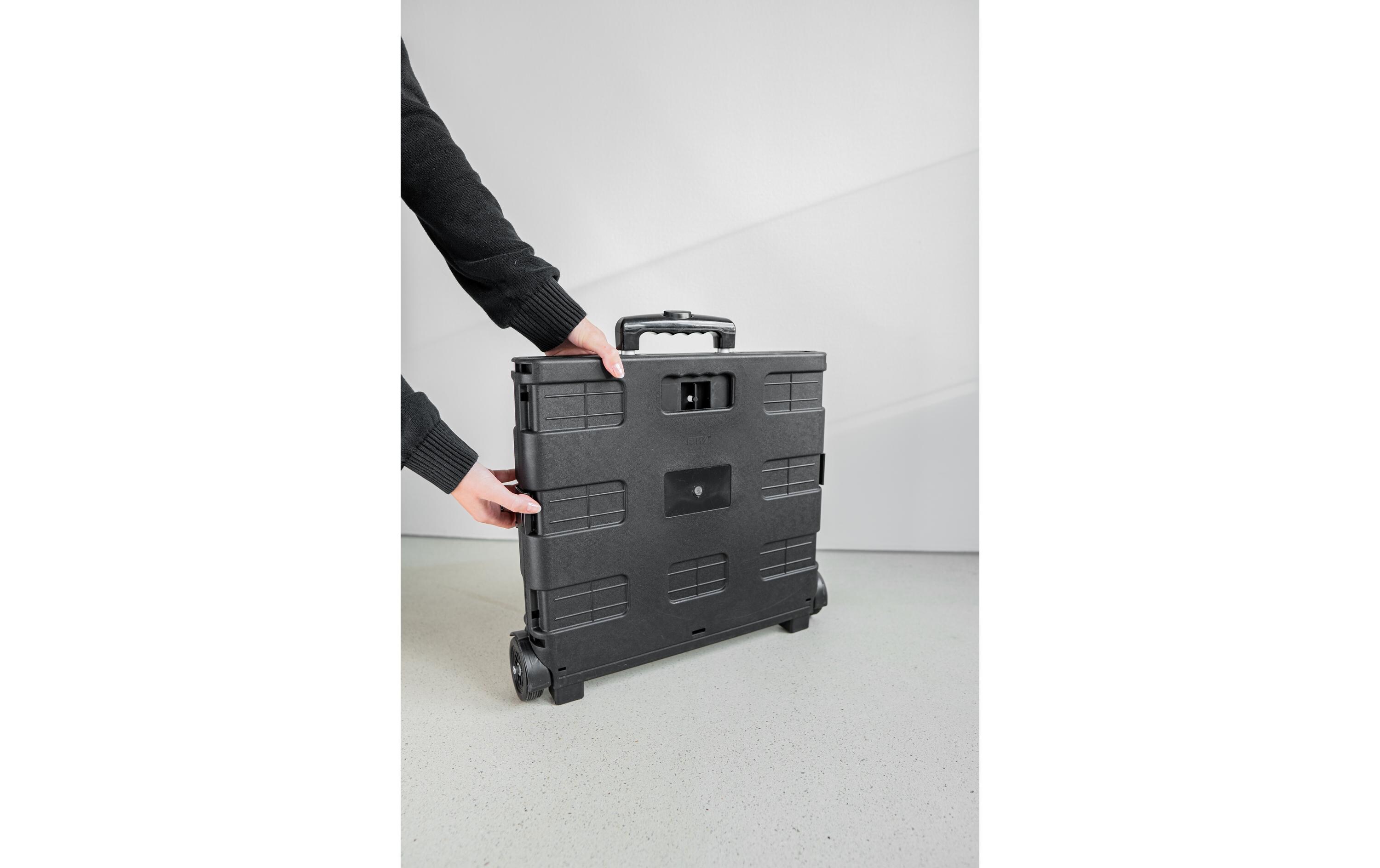 Edi Baur Faltbare Klappbox auf Rollen 45 L