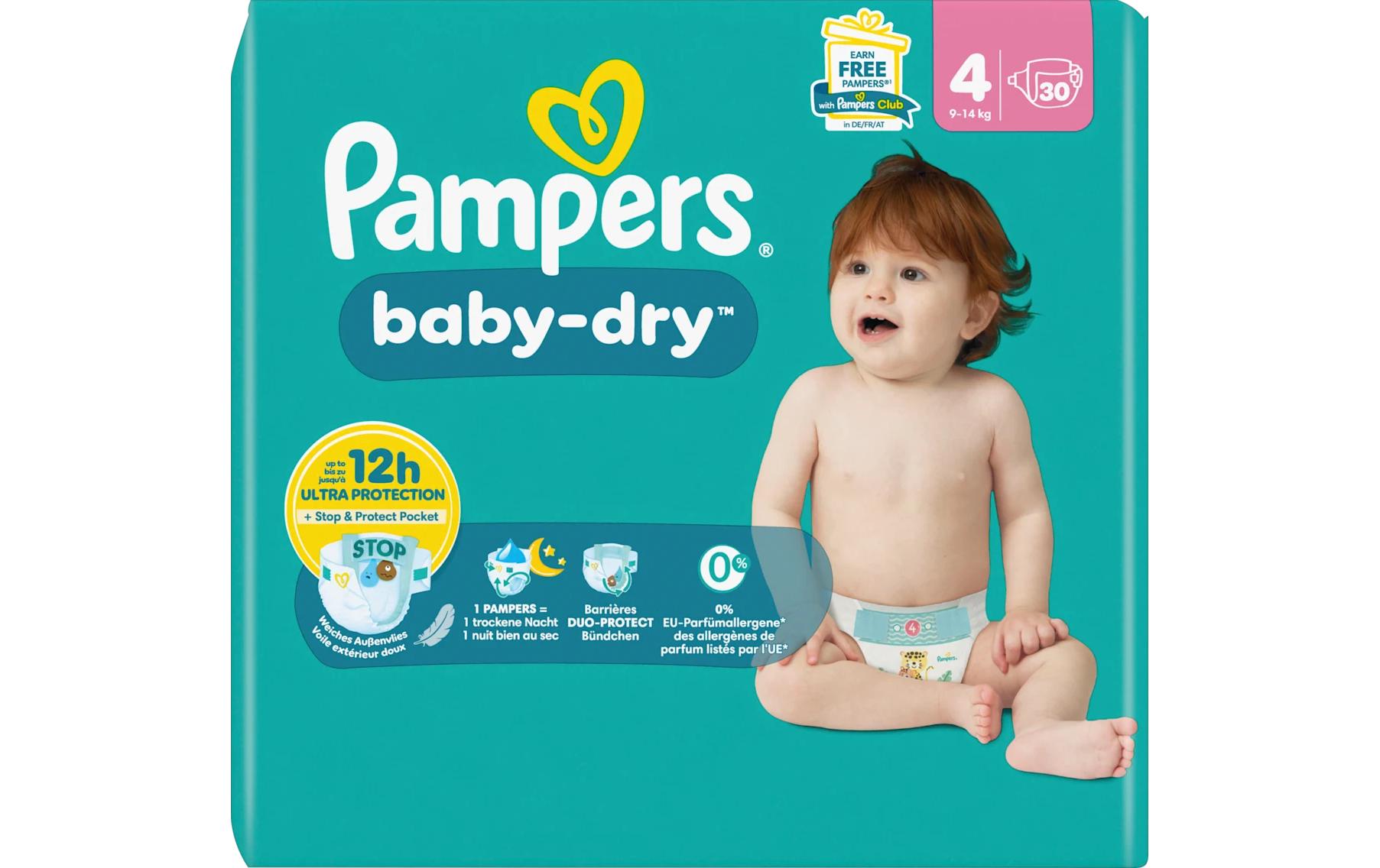 Pampers Windeln Baby Dry Grösse 4