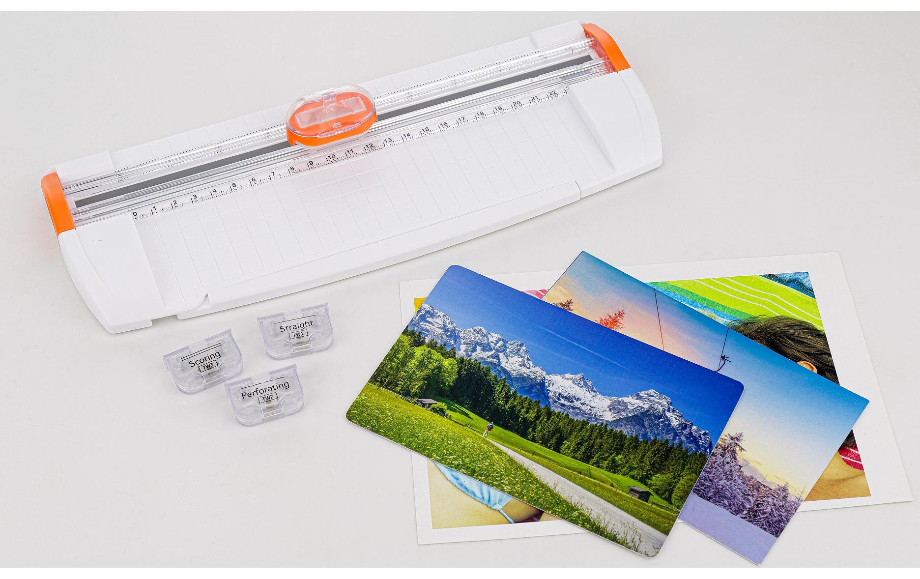 Peach Bürogeräte Rollenschneidegerät PC200-10 A4, 5 Blätter