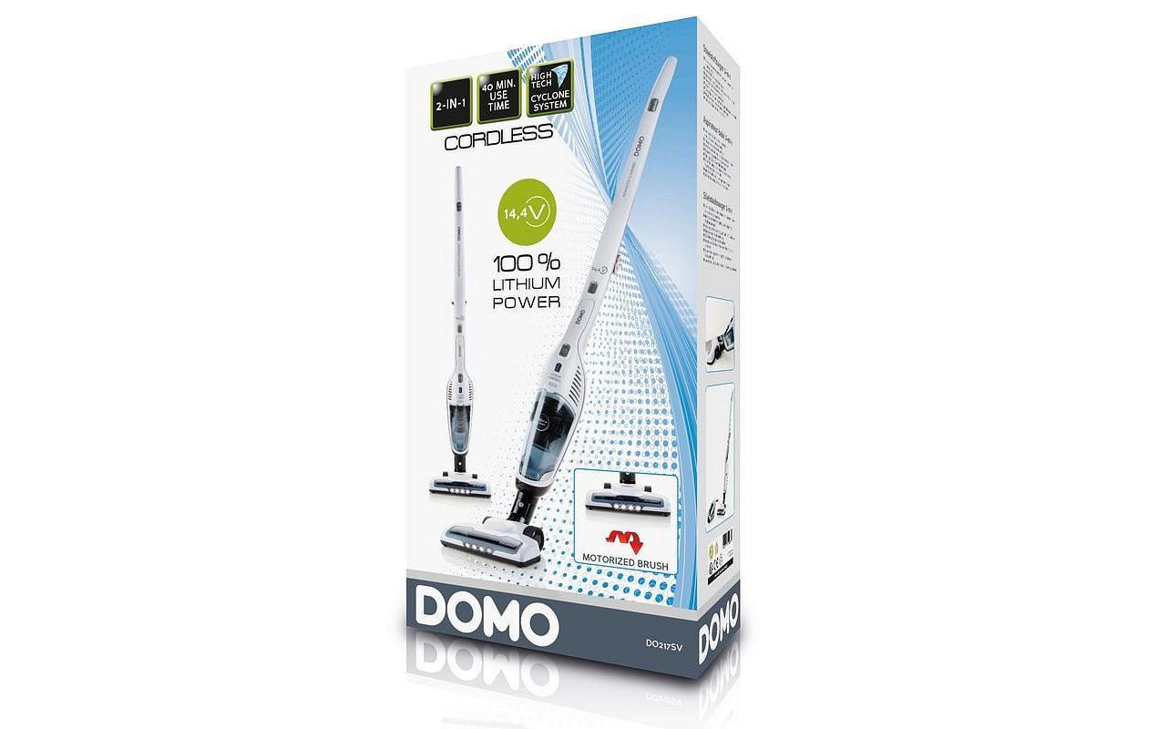 Domo Akku-Hand- und Stielsauger DO217SV Weiss