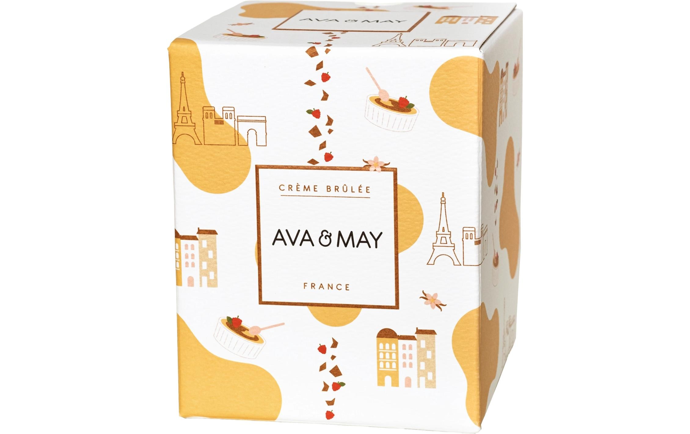 AVA & MAY Duftkerze Crème Brulée, 450 g