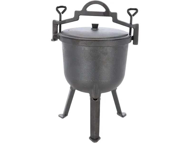 Esschert Design Jagdkessel Gusseisen 6.78 l Schwarz