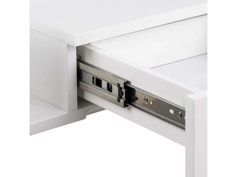 AC Design Nachttisch Ashlan 40 cm x 16.5 cm, Weiss glanz AC Design Nachttisch Ashlan 40 cm x 16.5 cm, Weiss glanz