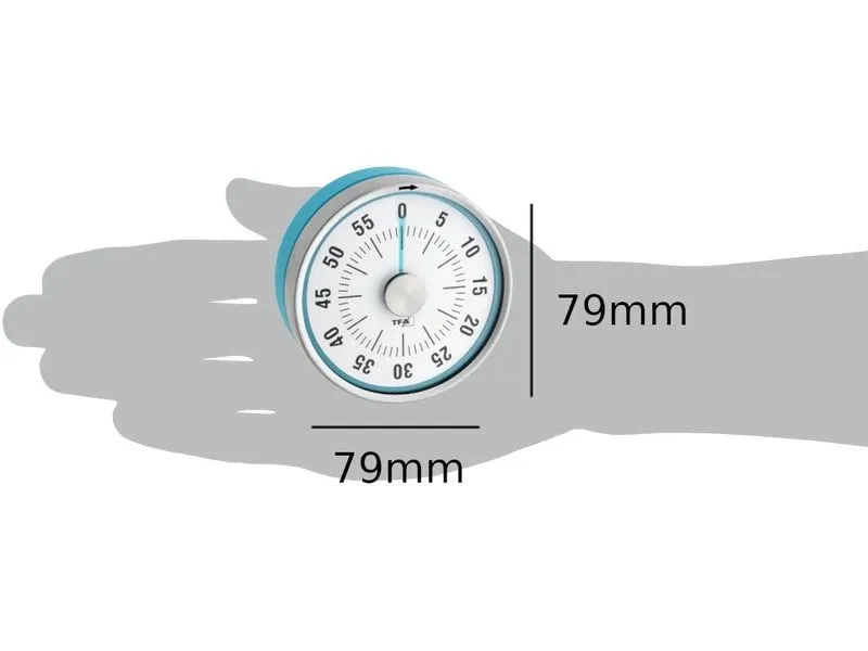 TFA Dostmann Küchentimer Puck Türkis