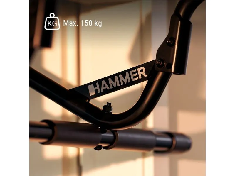 HAMMER Klimmzugstange Multigriff, 4 in 1, verstellbar