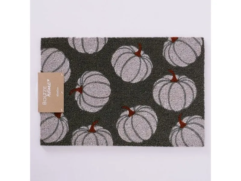 Boltze Fussmatte Kürbie 60 x 40 cm, Grau/Weiss Boltze Fussmatte Kürbie 60 x 40 cm, Grau/Weiss