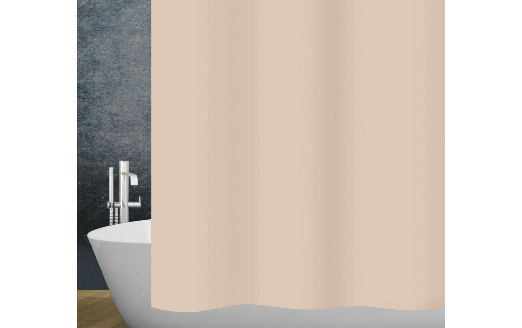 diaqua® Duschvorhang Basic Frappé 120 x 200 cm, Beige