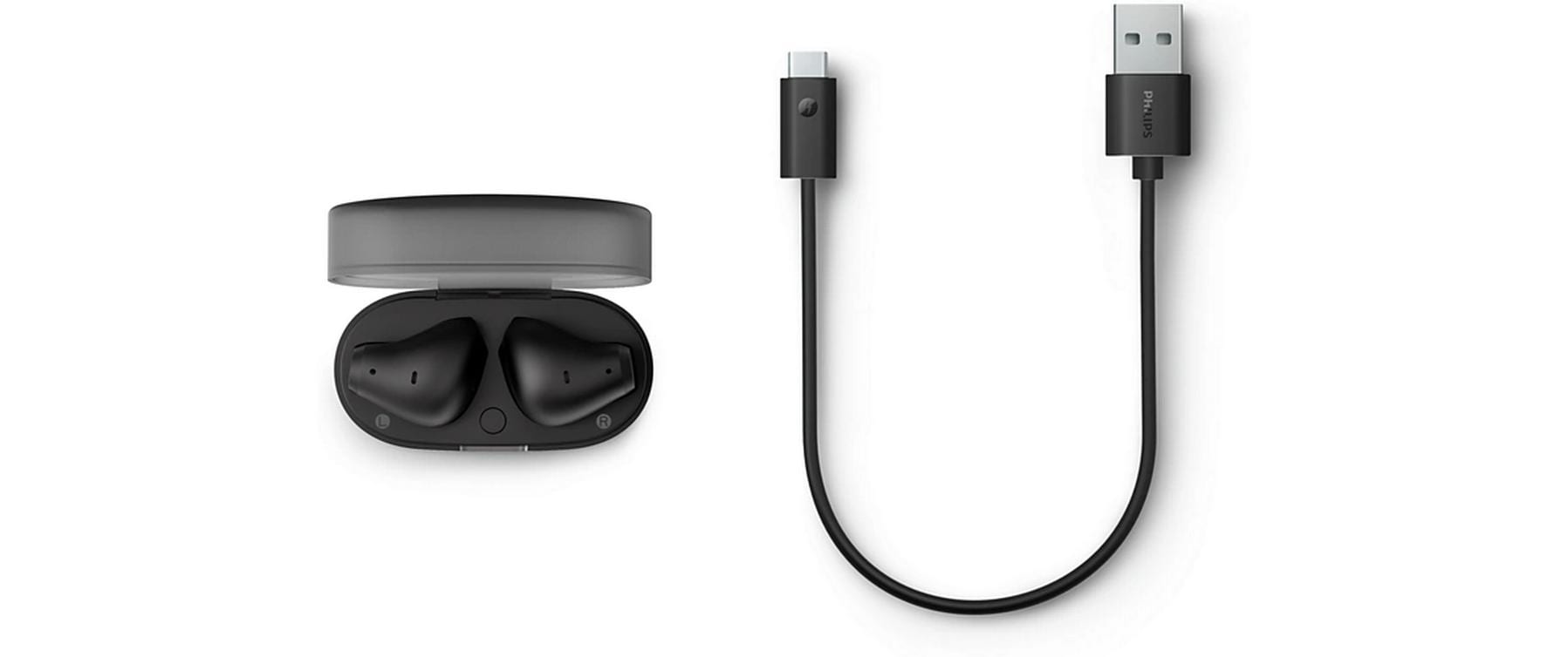 Philips True Wireless In-Ear-Kopfhörer TAT2139BK/00 Schwarz