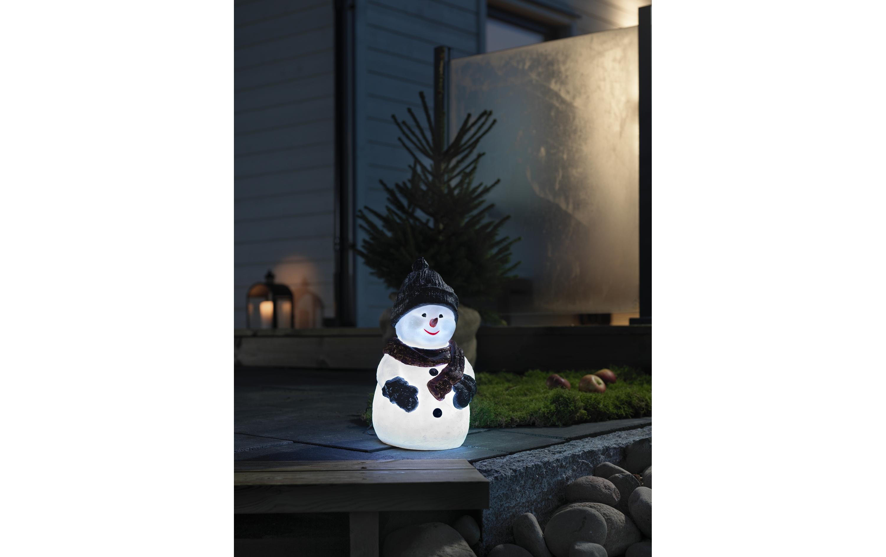 Konstsmide LED-Figur LED Kunststoffschneemann, 38 cm, RGB Konstsmide LED-Figur LED Kunststoffschneemann, 38 cm, RGB