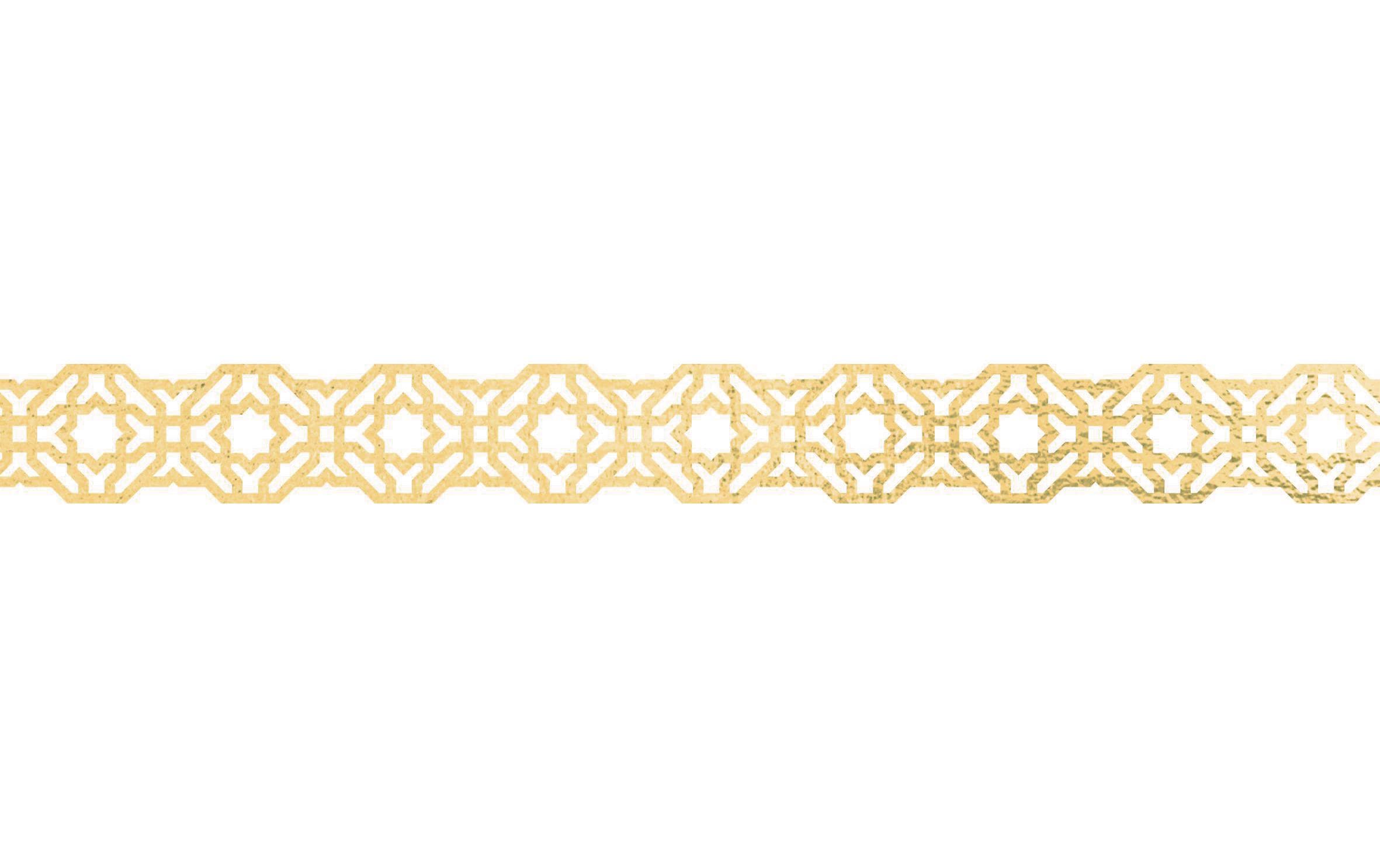 Folia Washi Tape Spitzenbordüre, 4 Stück