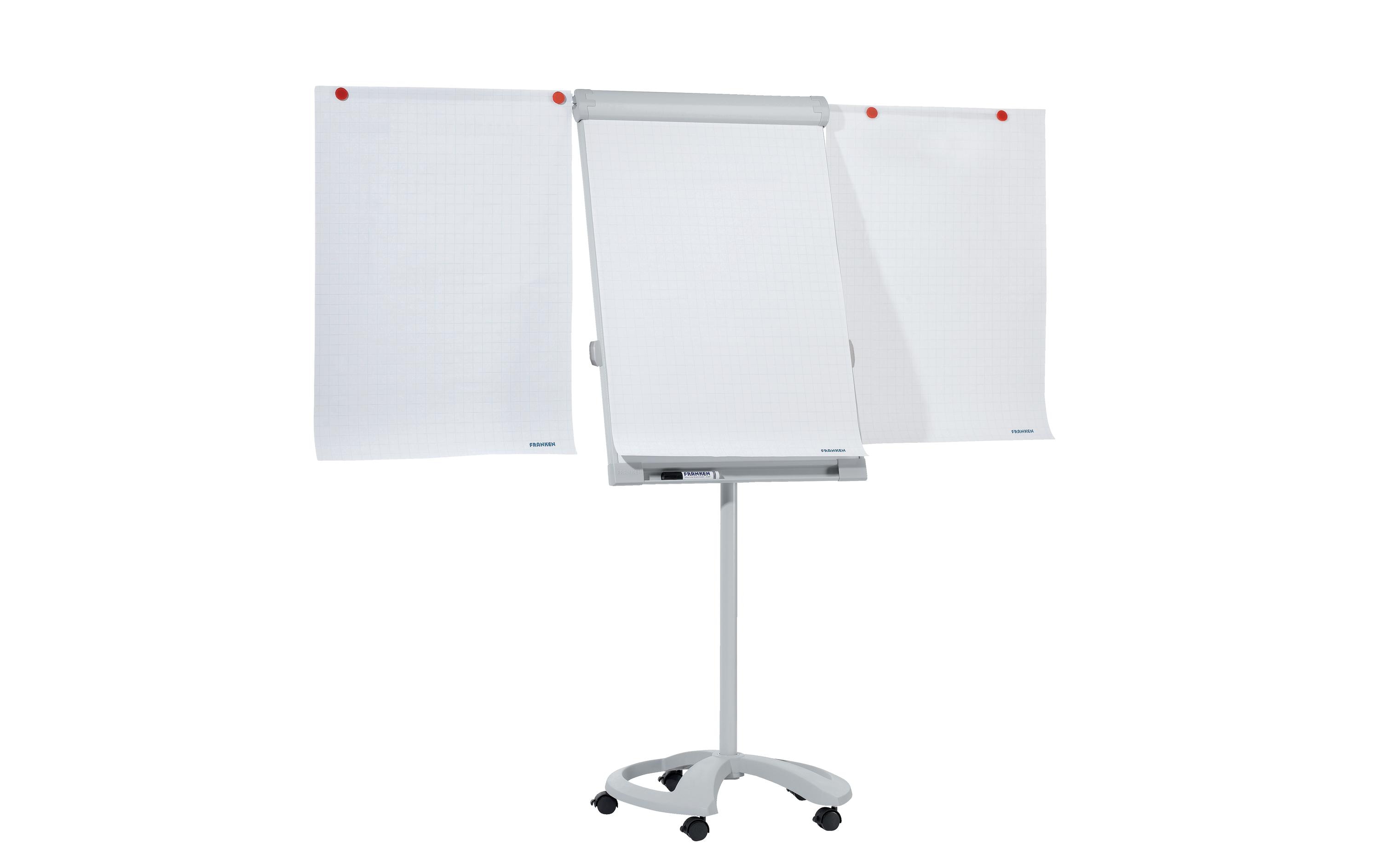Franken Flipchart Pro Deluxe Mobil 67 cm x 95 cm
