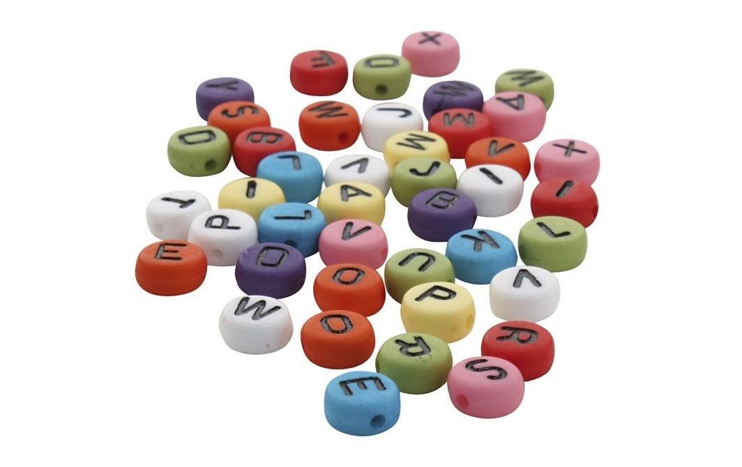 Creativ Company Buchstabenperlen 500 g, Mehrfarbig Creativ Company Buchstabenperlen 500 g, Mehrfarbig