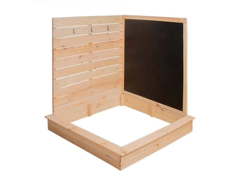 Esschert Design Eck-Sandkasten mit Tafel Holz 115.5 cm Esschert Design Eck-Sandkasten mit Tafel Holz 115.5 cm
