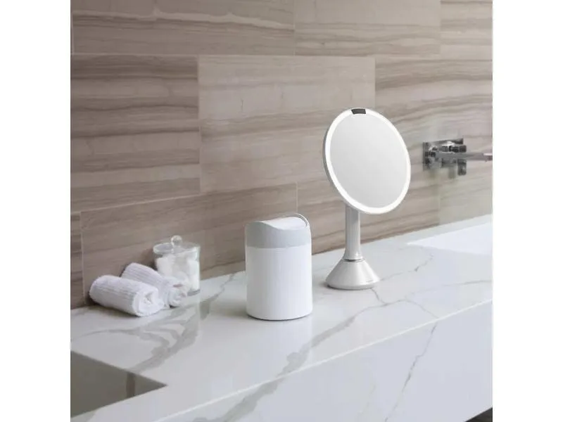 Simplehuman Abfalleimer 1.5 l, Weiss