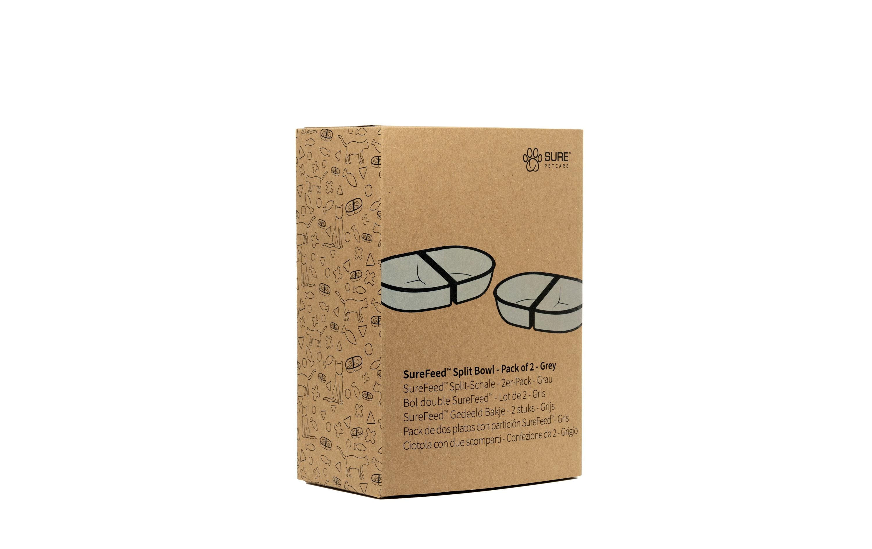 SureFeed Zubehör Doppel-Ersatzschale, Grau, 2 Stk.