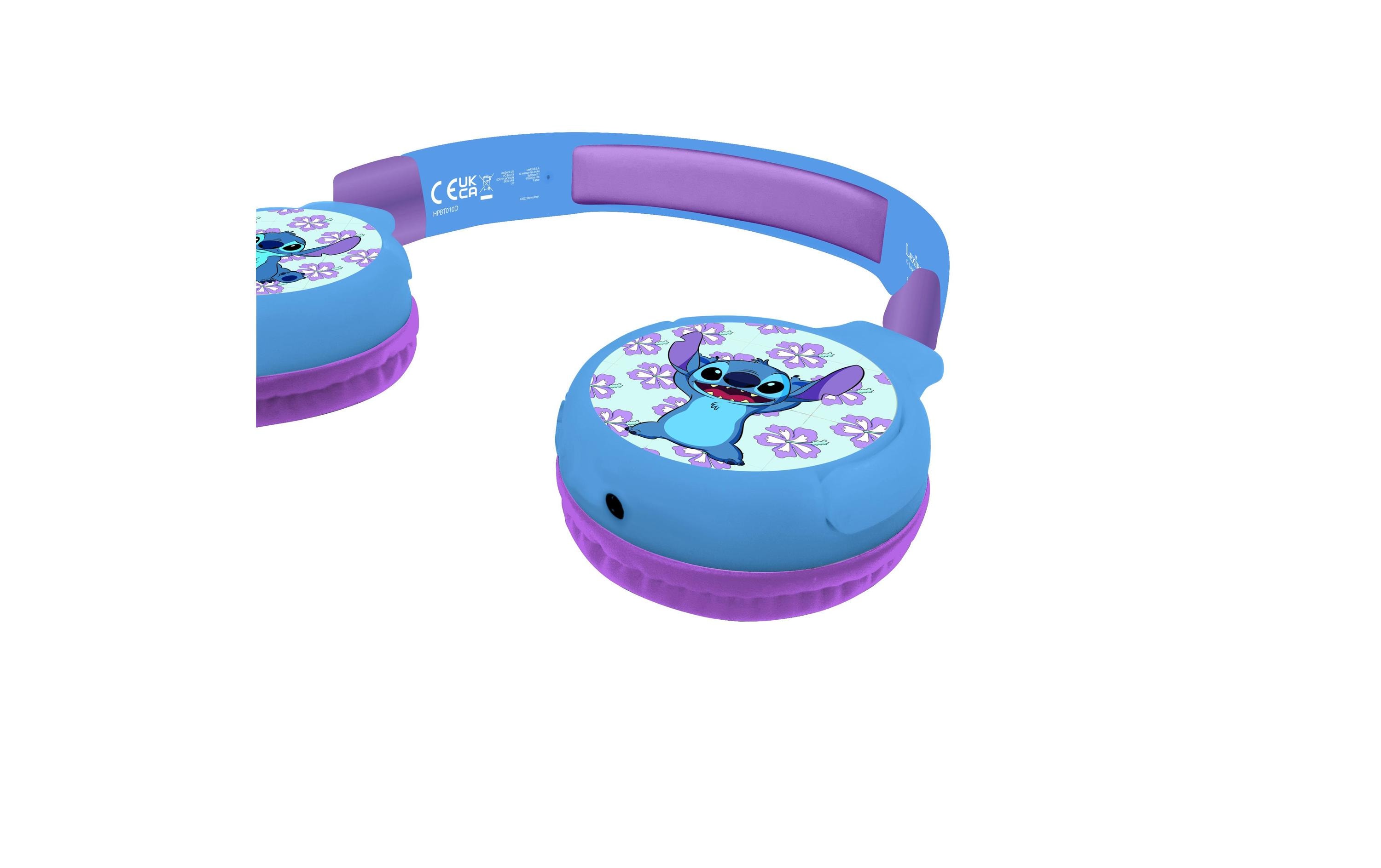 Lexibook 2-in-1-Bluetooth/Kabel-Kopfhörer Stitch Blau