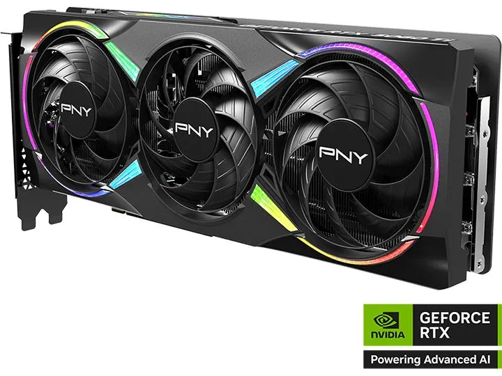 PNY GeForce RTX 5060 Ti Epic-X 8 GB GDDR7, ARGB, OC, Triple Fan