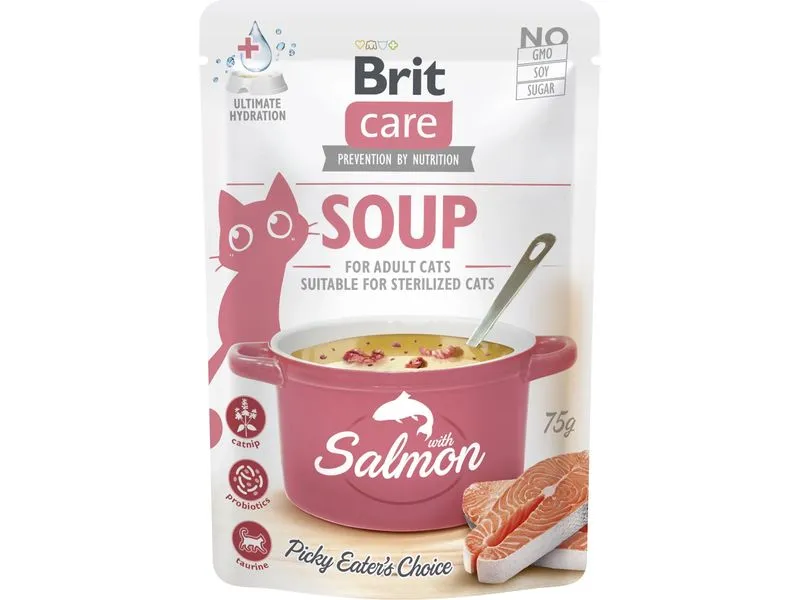 Brit Katzen-Snack Care Cat Soup with Salmon 15 x 75 g Brit Katzen-Snack Care Cat Soup with Salmon 15 x 75 g