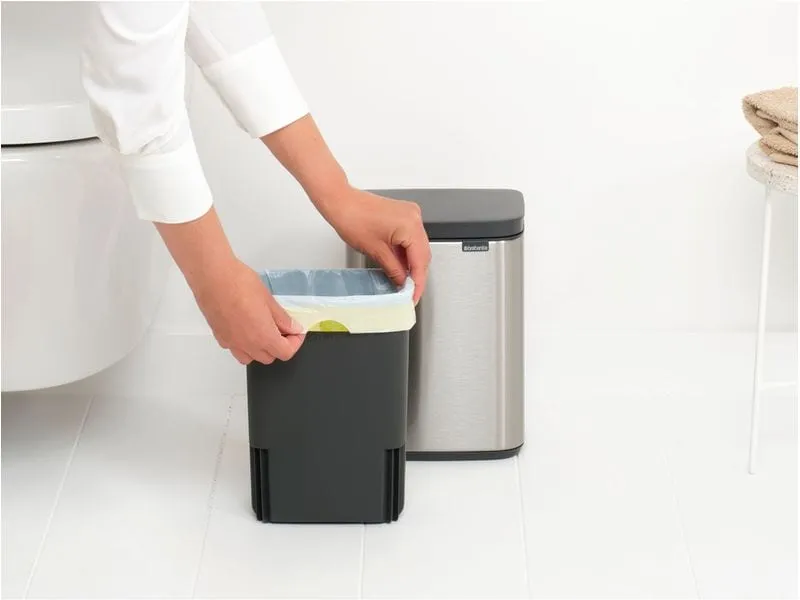 Brabantia Kosmetikeimer Bo Waste Bin 4 l, Silber matt Brabantia Kosmetikeimer Bo Waste Bin 4 l, Silber matt