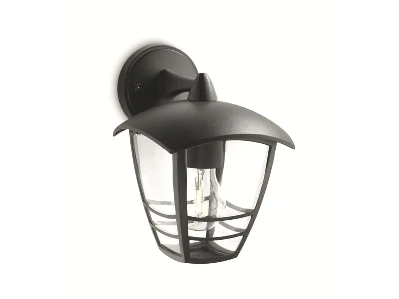 Philips myGarden Wandleuchte Creek, 53W, Schwarz, exkl. LM, hängend Philips myGarden Wandleuchte Creek, 53W, Schwarz, exkl. LM, hängend
