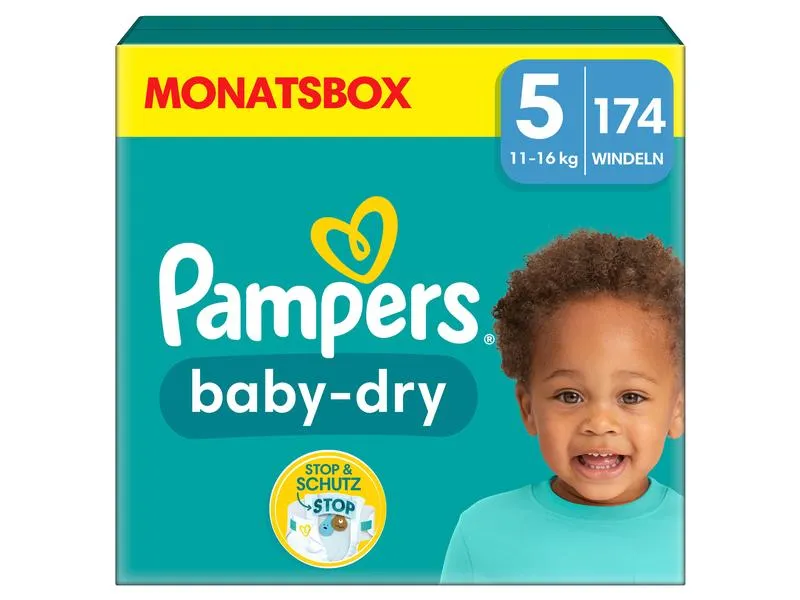 Pampers Windeln Baby Dry Junior Grösse 5